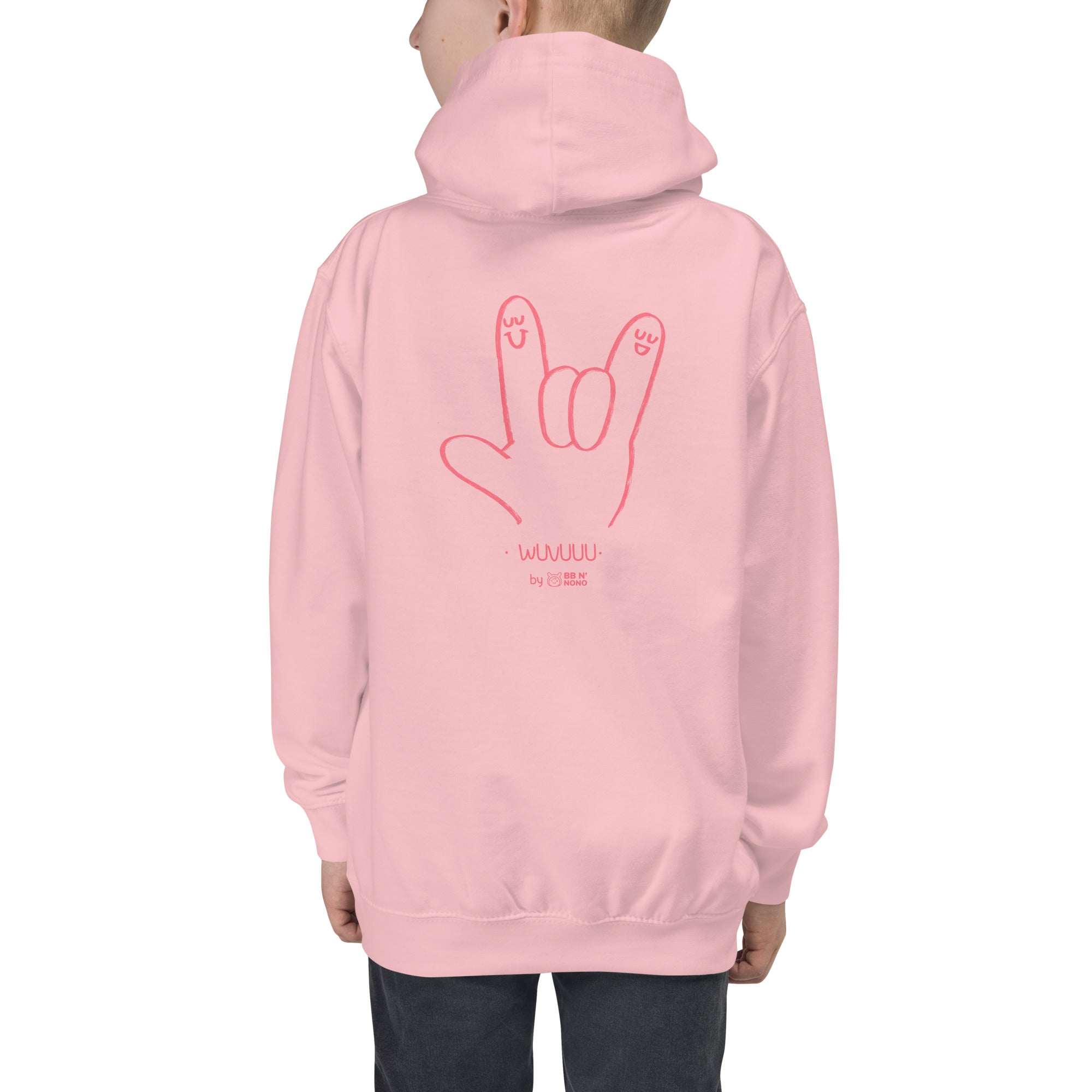 Wuvuuu - Kids Hoodie (back print)