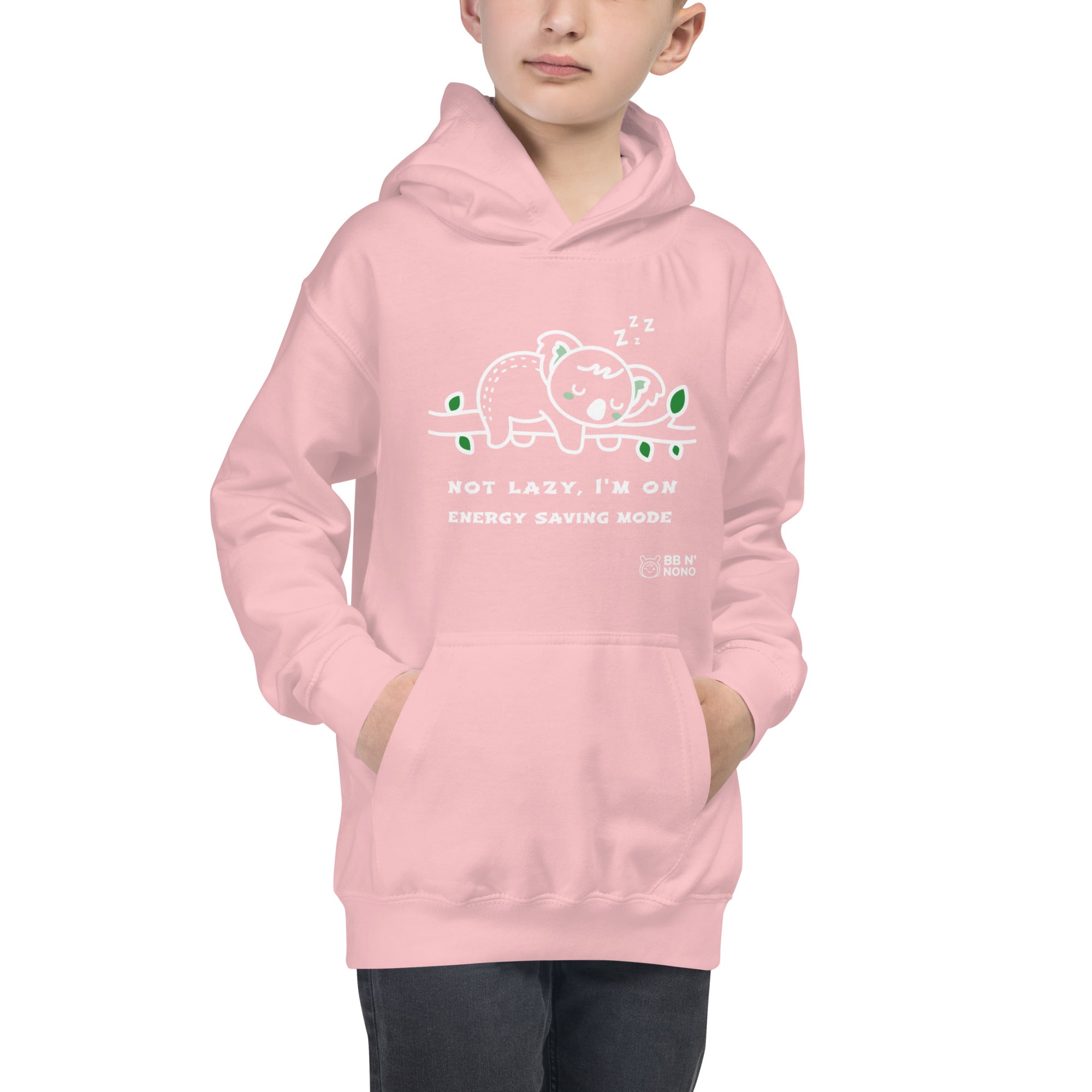 Not lazy, I'm on energy saving mode - Kids Hoodie