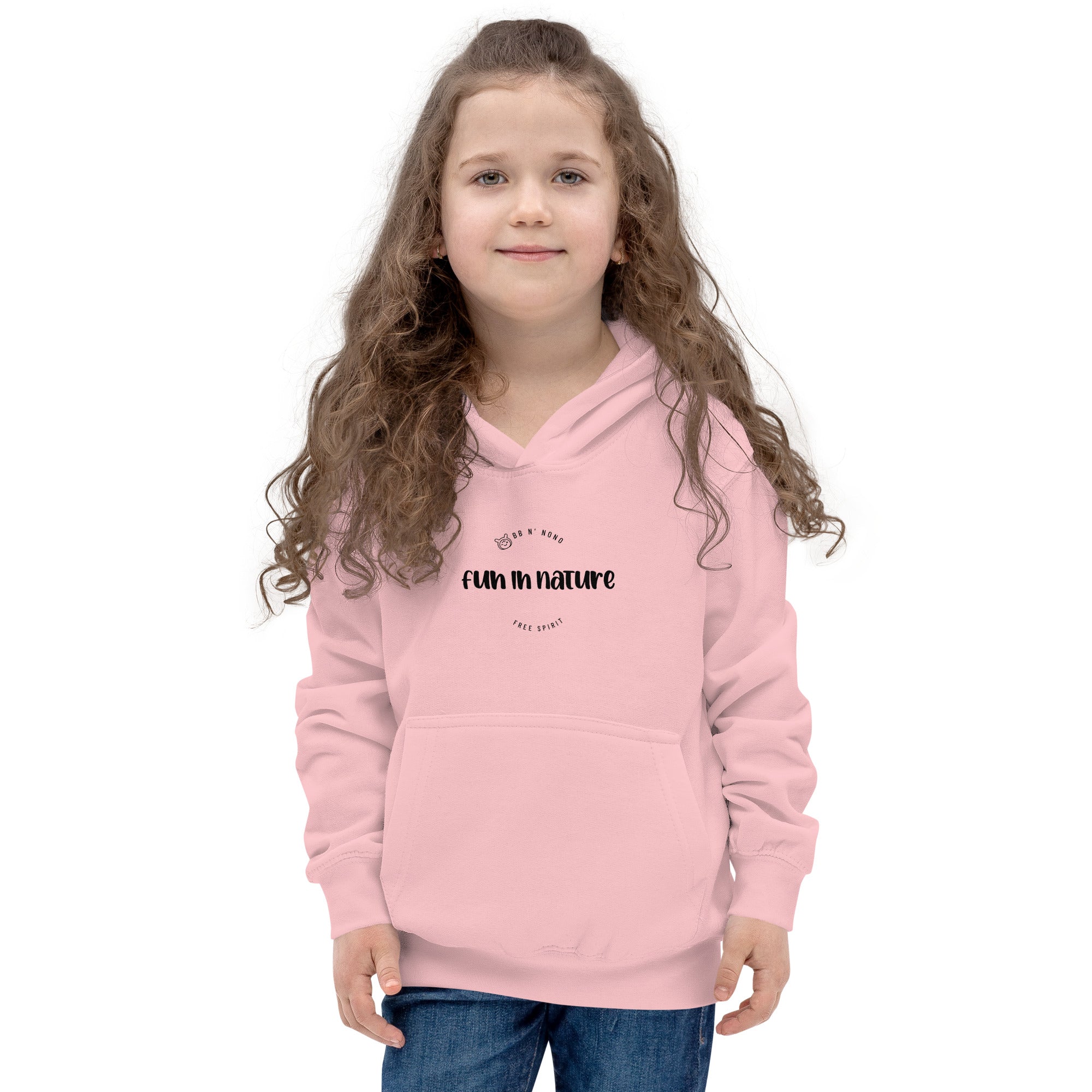 Fun in nature with logo - Kids Hoodie