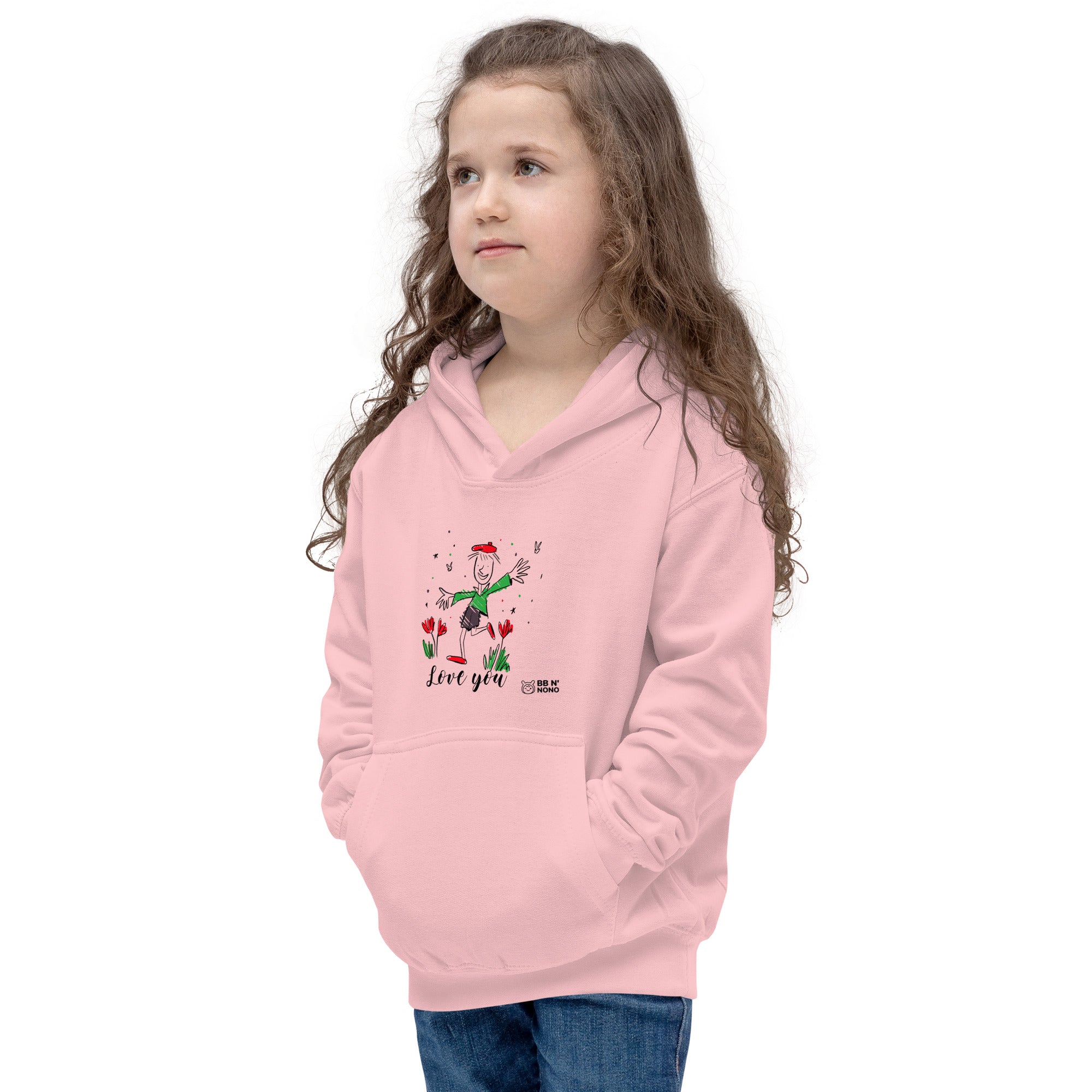 Love you - Kids Hoodie