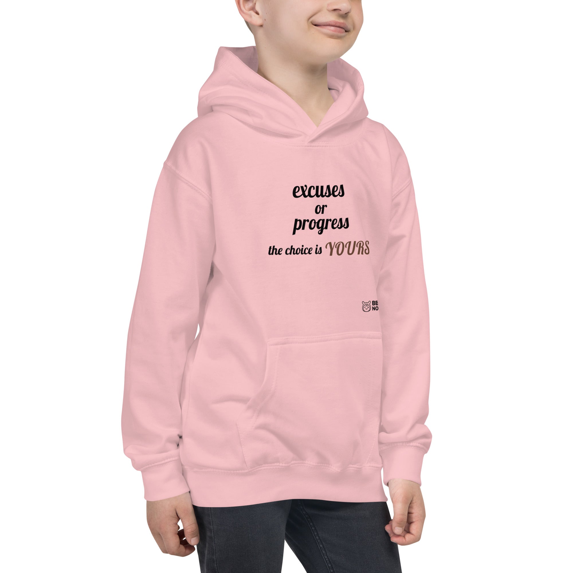 Excuses or Progress, the choice is yours V - Kids Hoodie