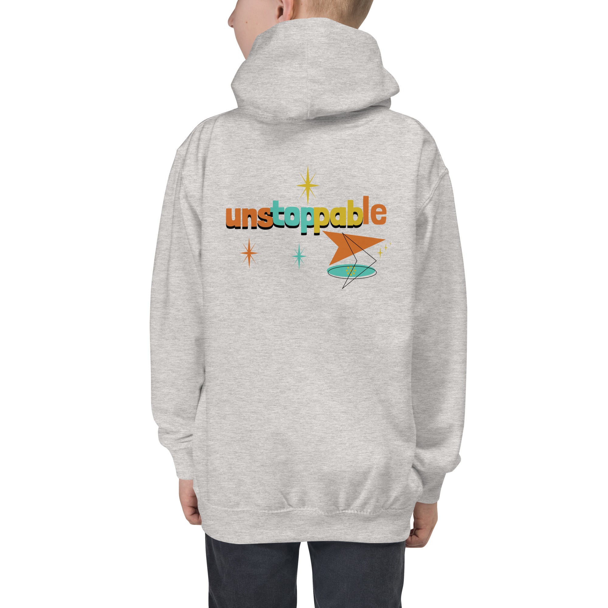 Unstoppable - Kids Hoodie (back print)