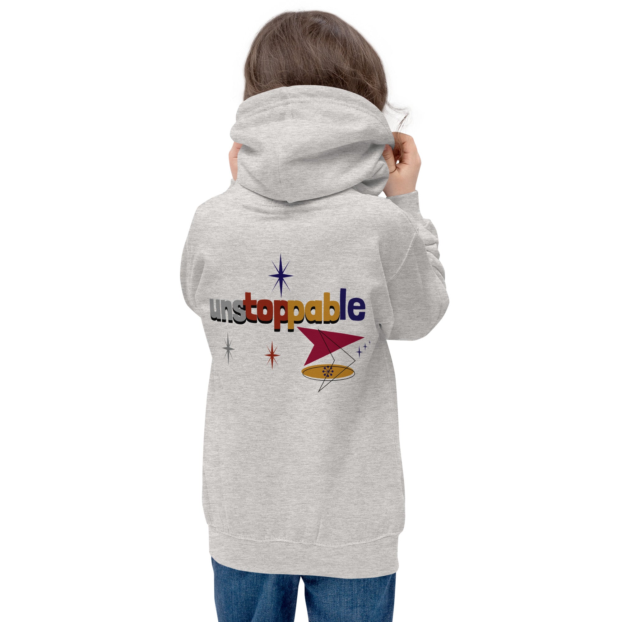 Unstoppable - Kids Hoodie (back print)