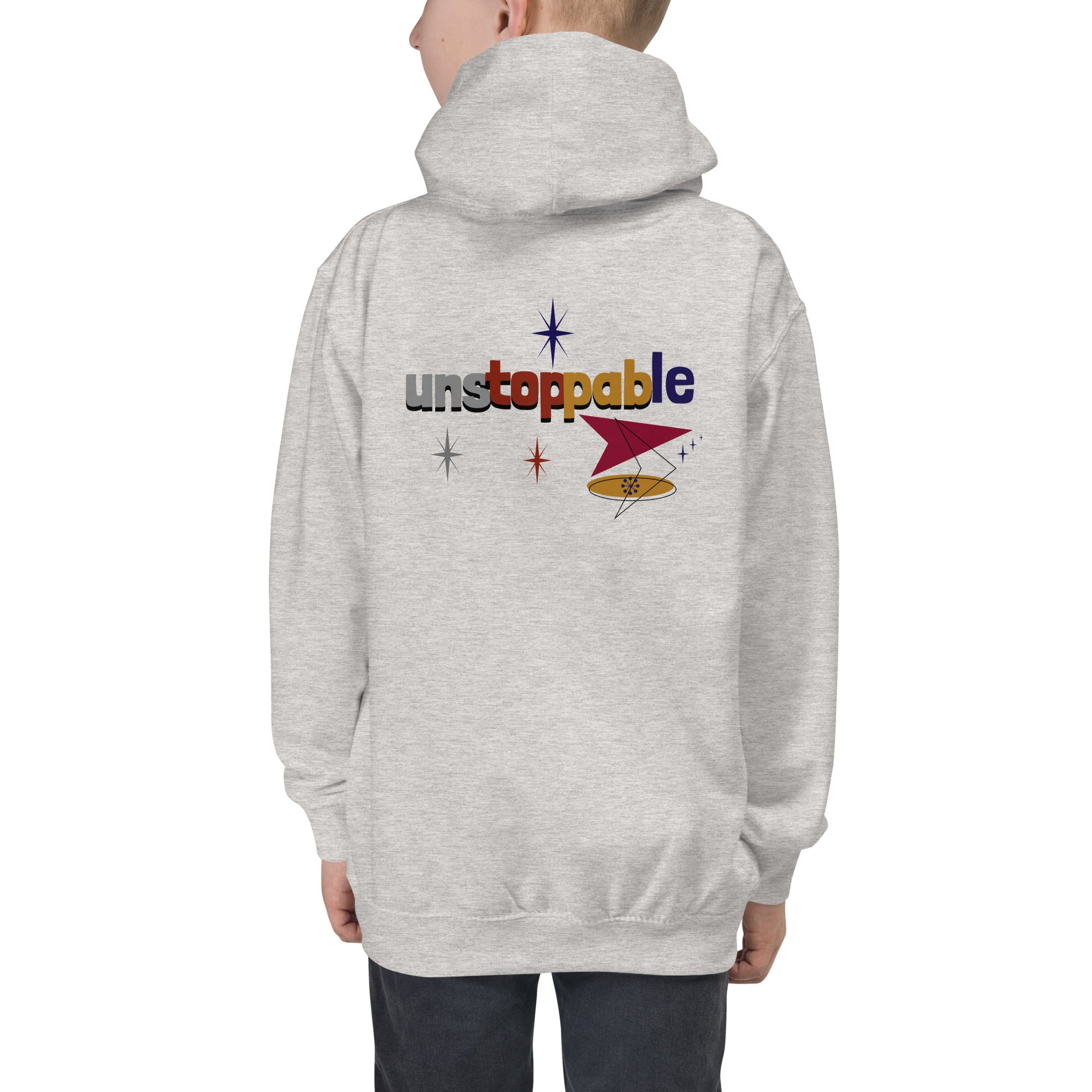 Unstoppable - Kids Hoodie (back print)