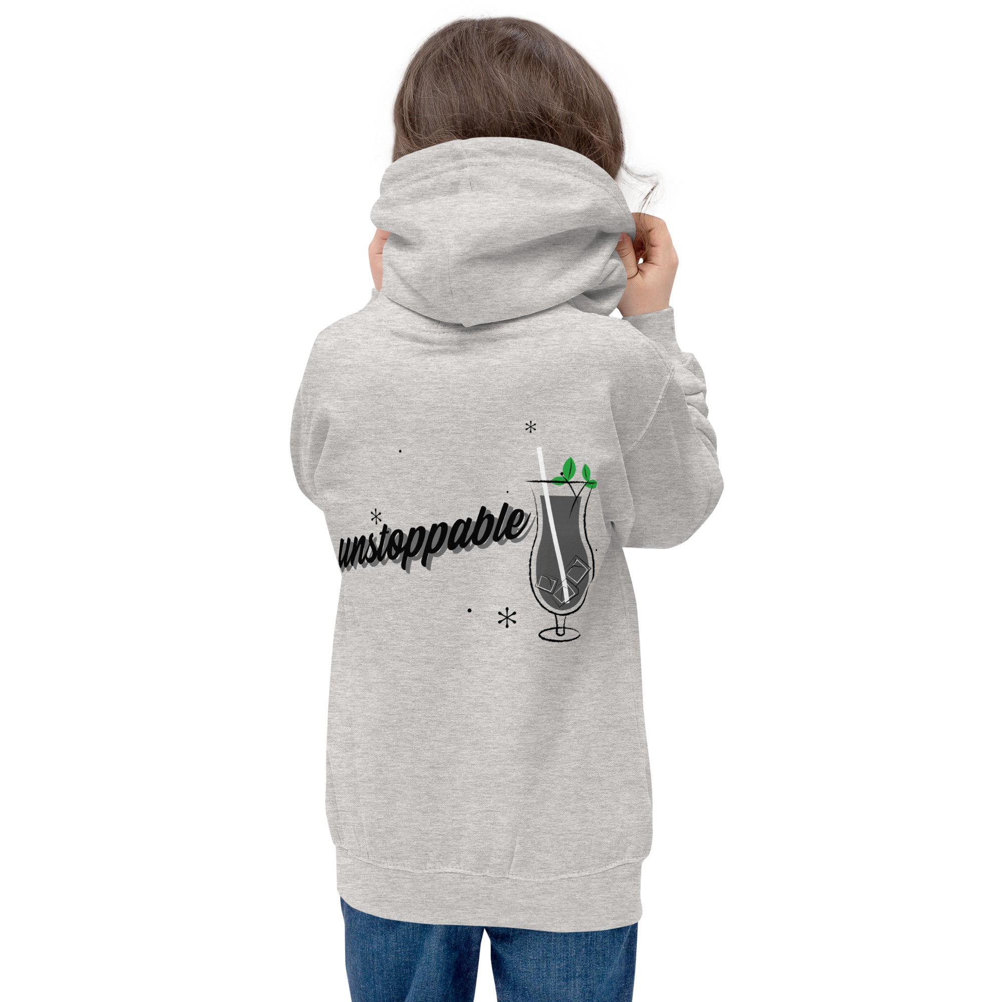 Unstoppable V - Kids Hoodie (back print)