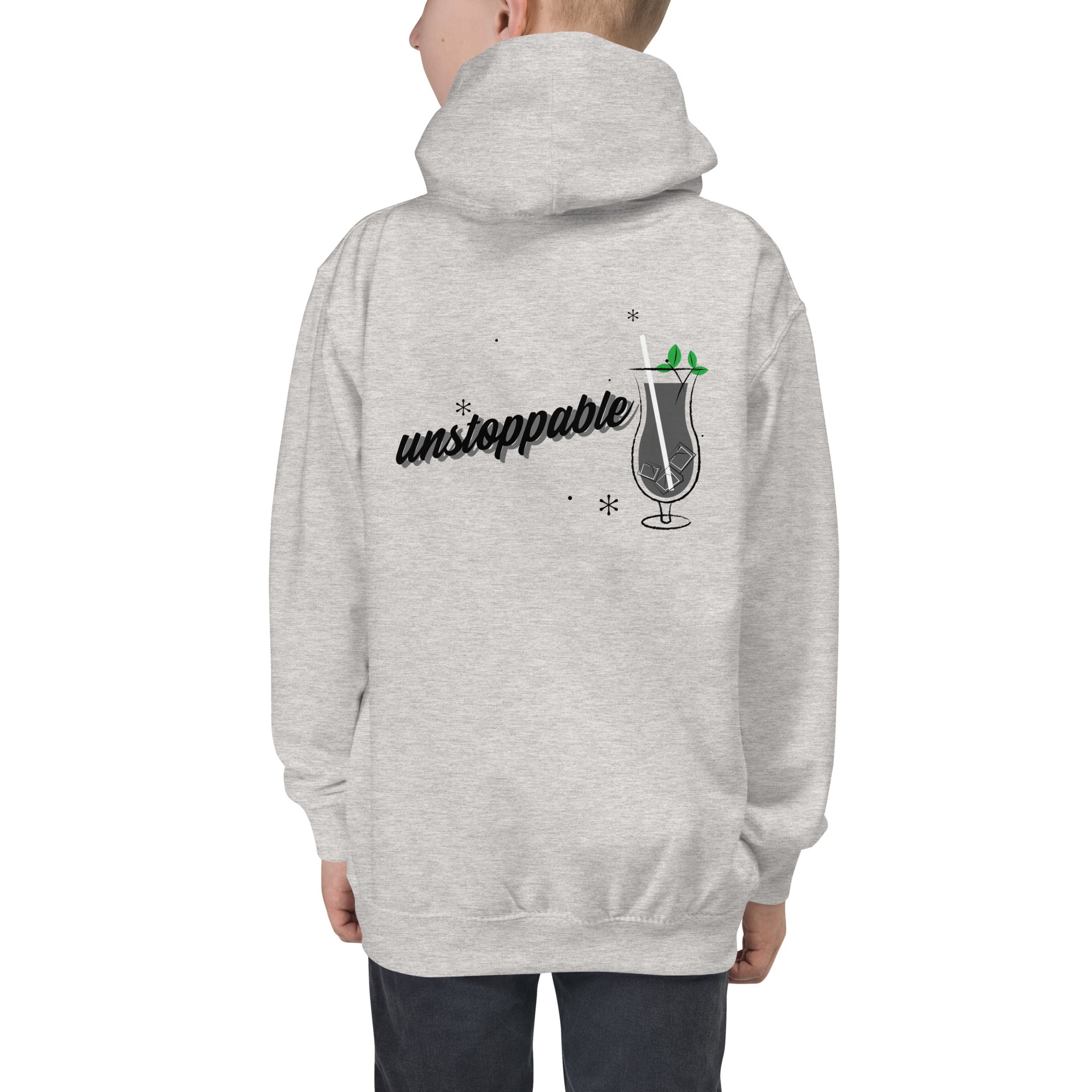 Unstoppable V - Kids Hoodie (back print)