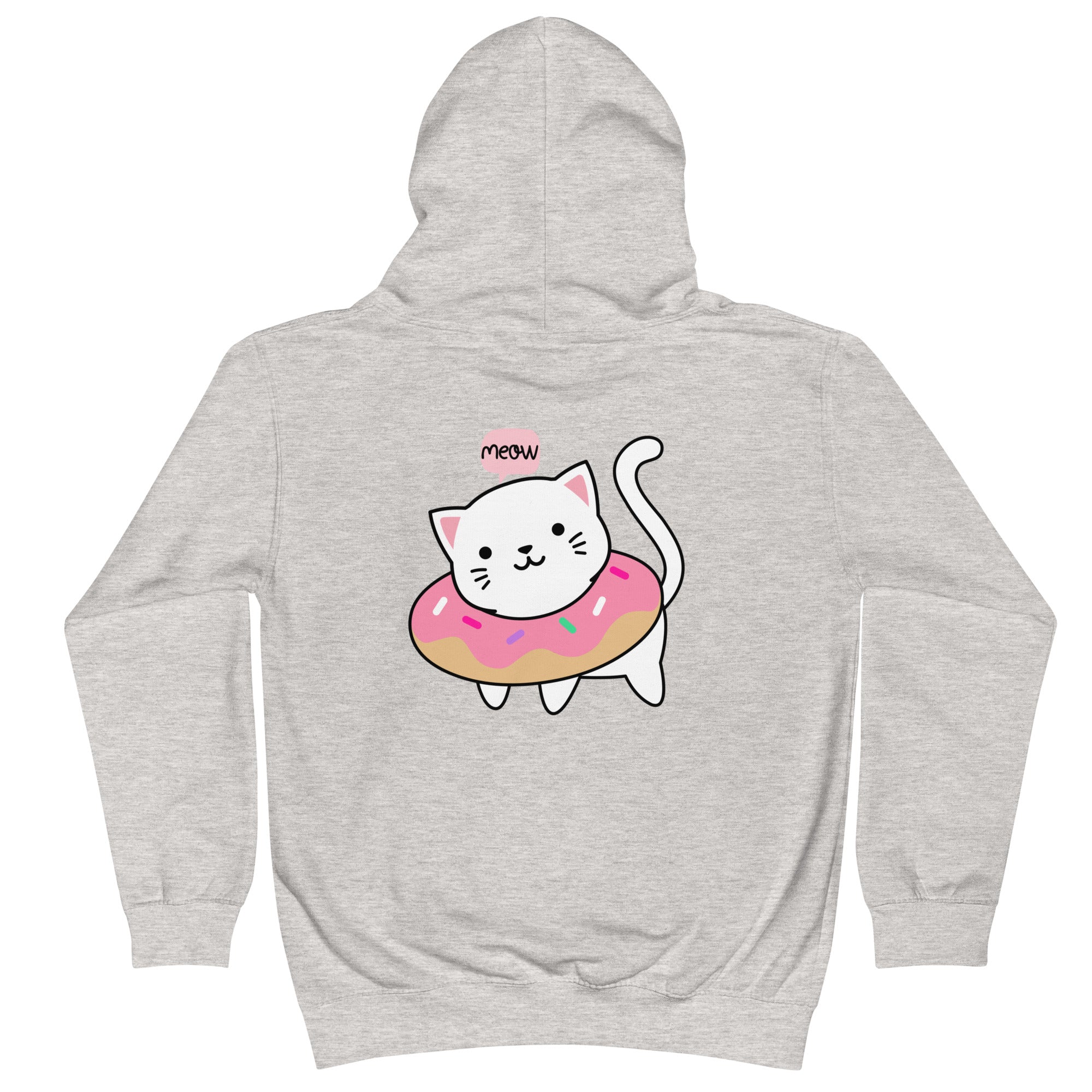 Meow V2 - Kids Hoodie (back print)