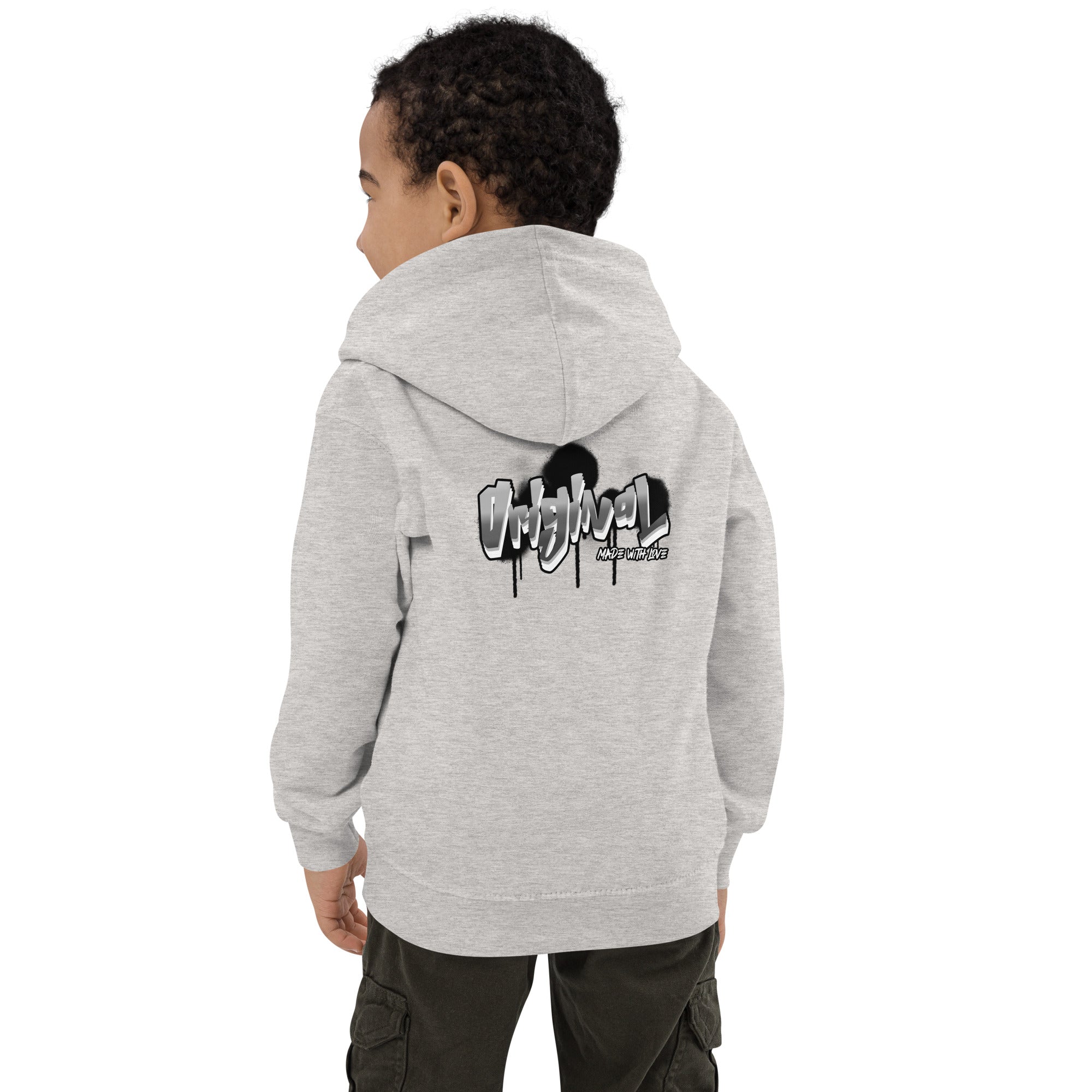 Original made with love - Kids Hoodie (back print)