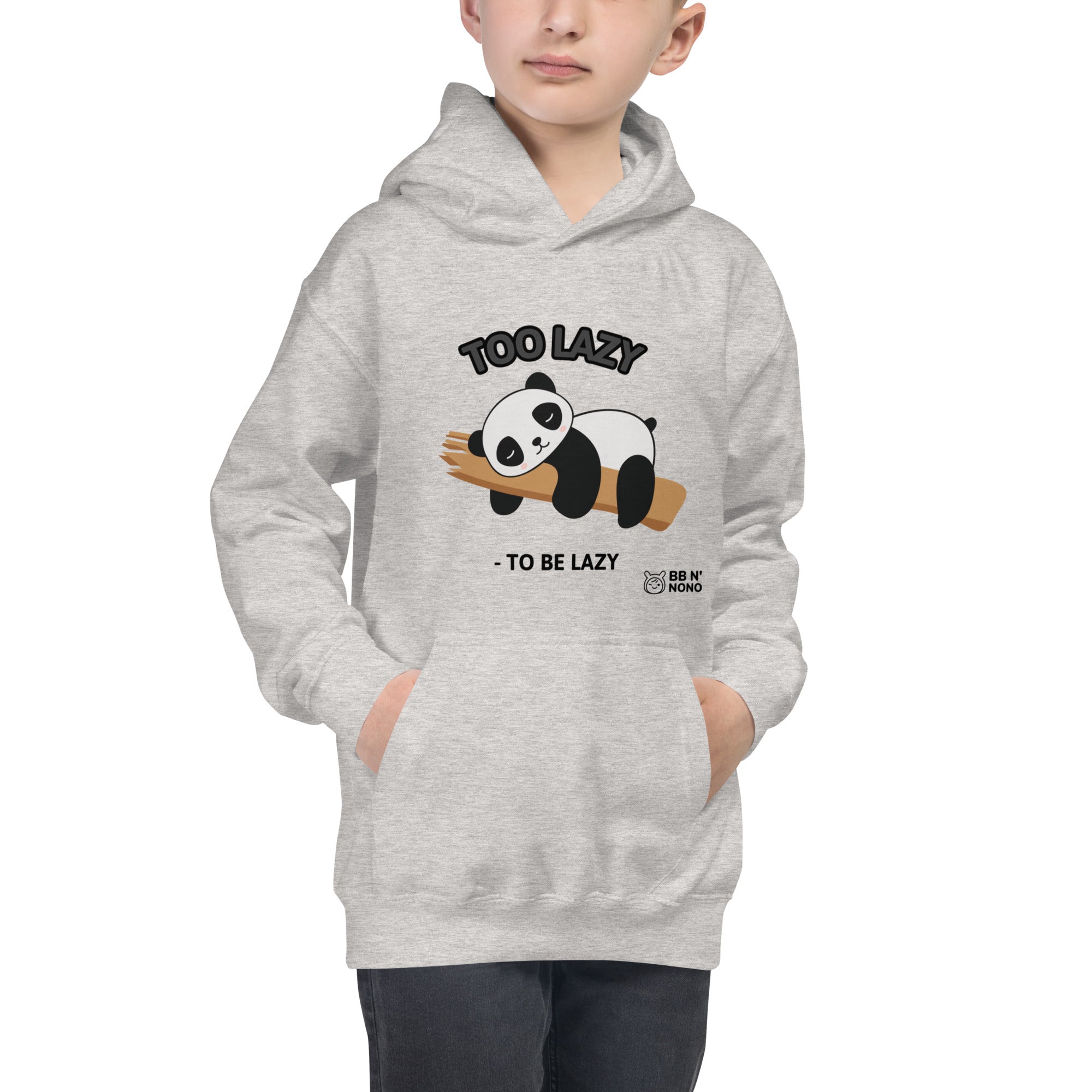 Too lazy to be lazy - Kids Hoodie