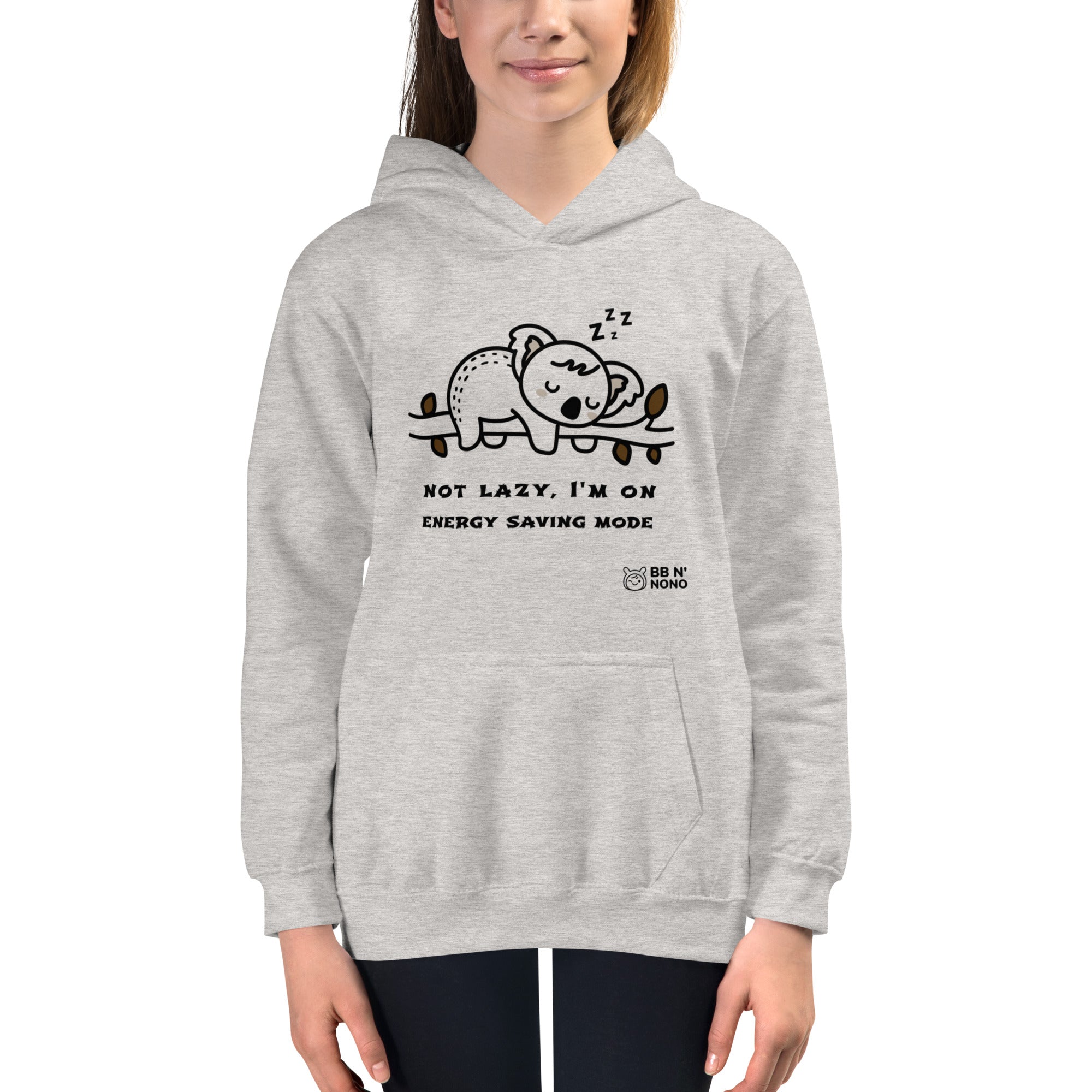 Not lazy, I'm on energy saving mode - Kids Hoodie