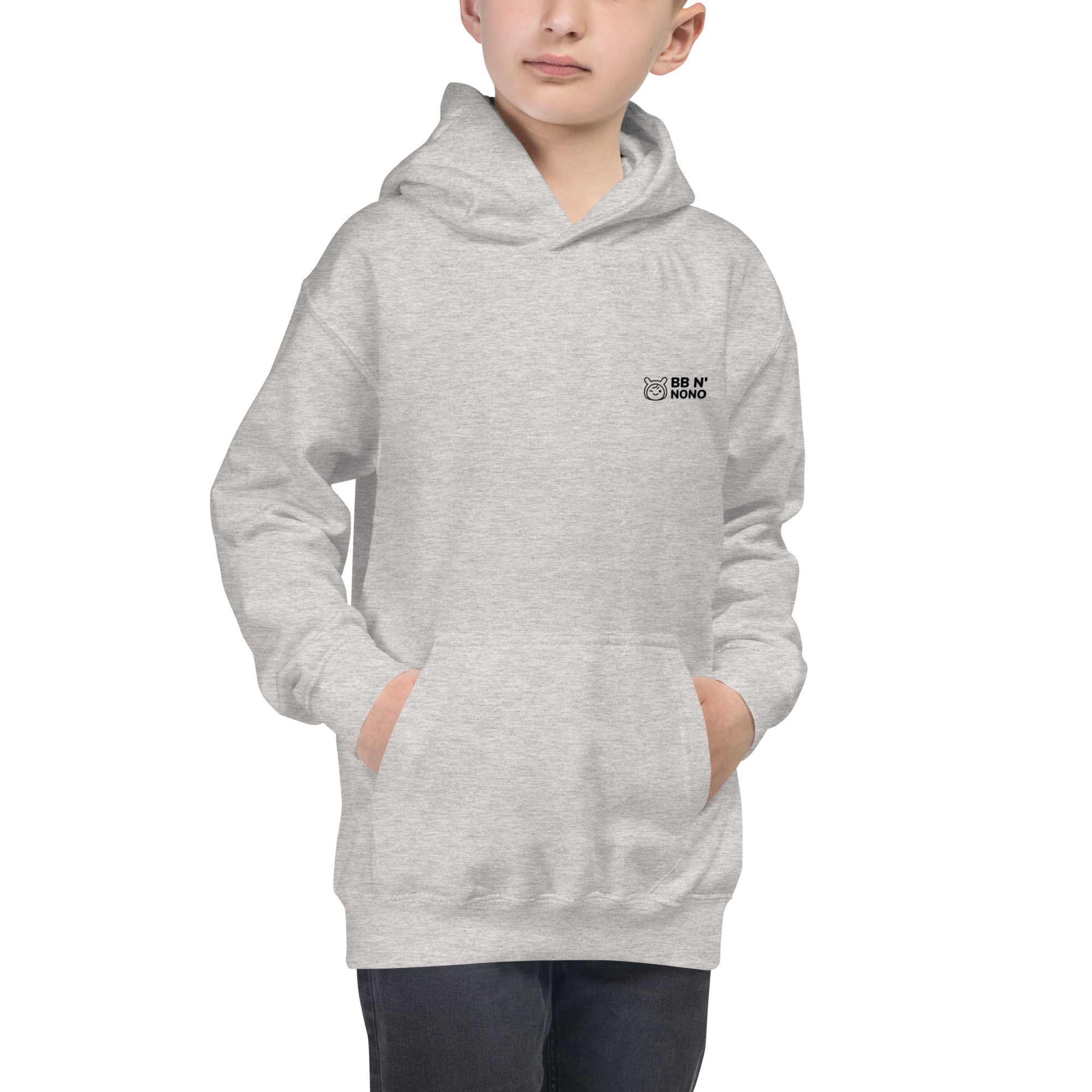 Sumi-e style - Kids Hoodie (back print)