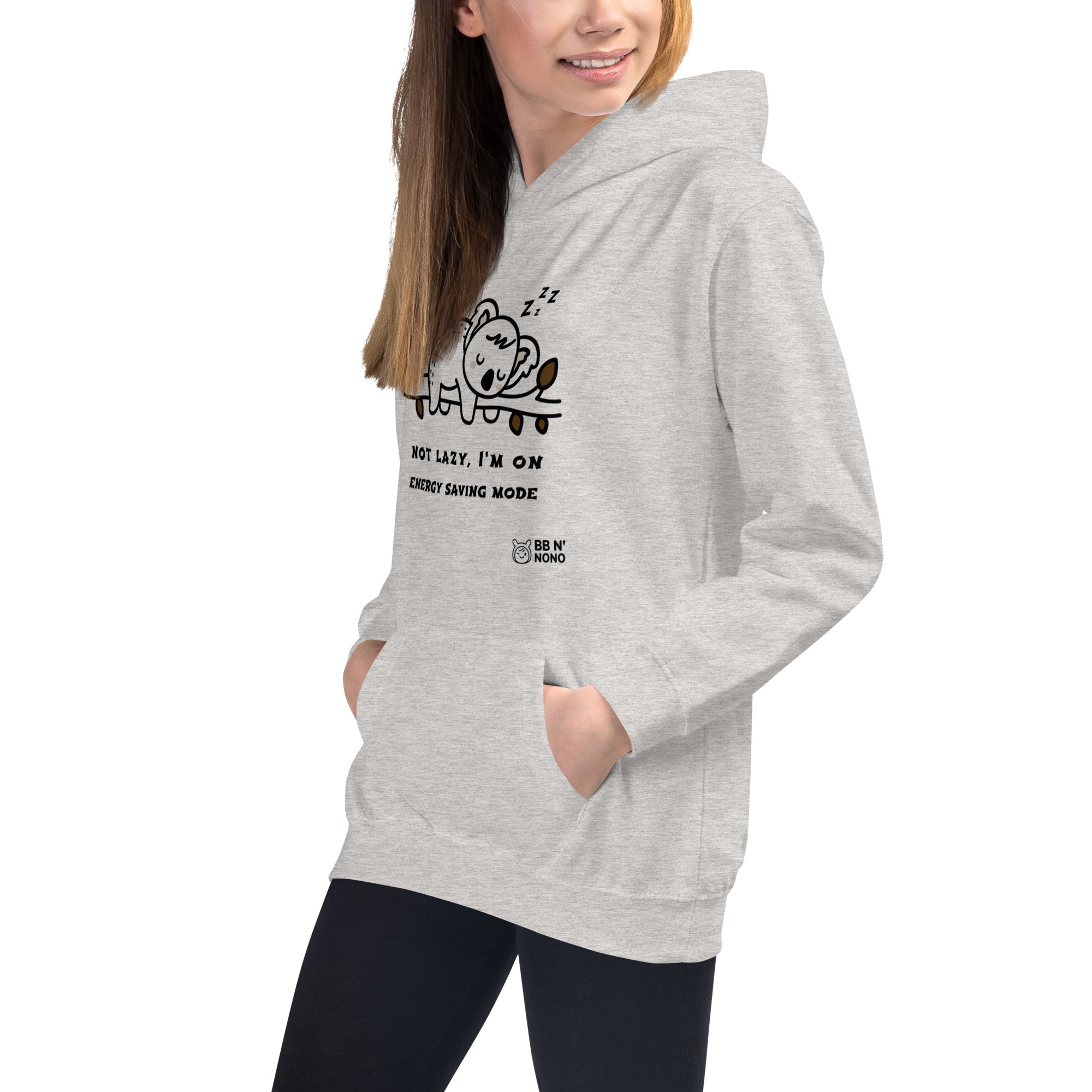 Not lazy, I'm on energy saving mode - Kids Hoodie