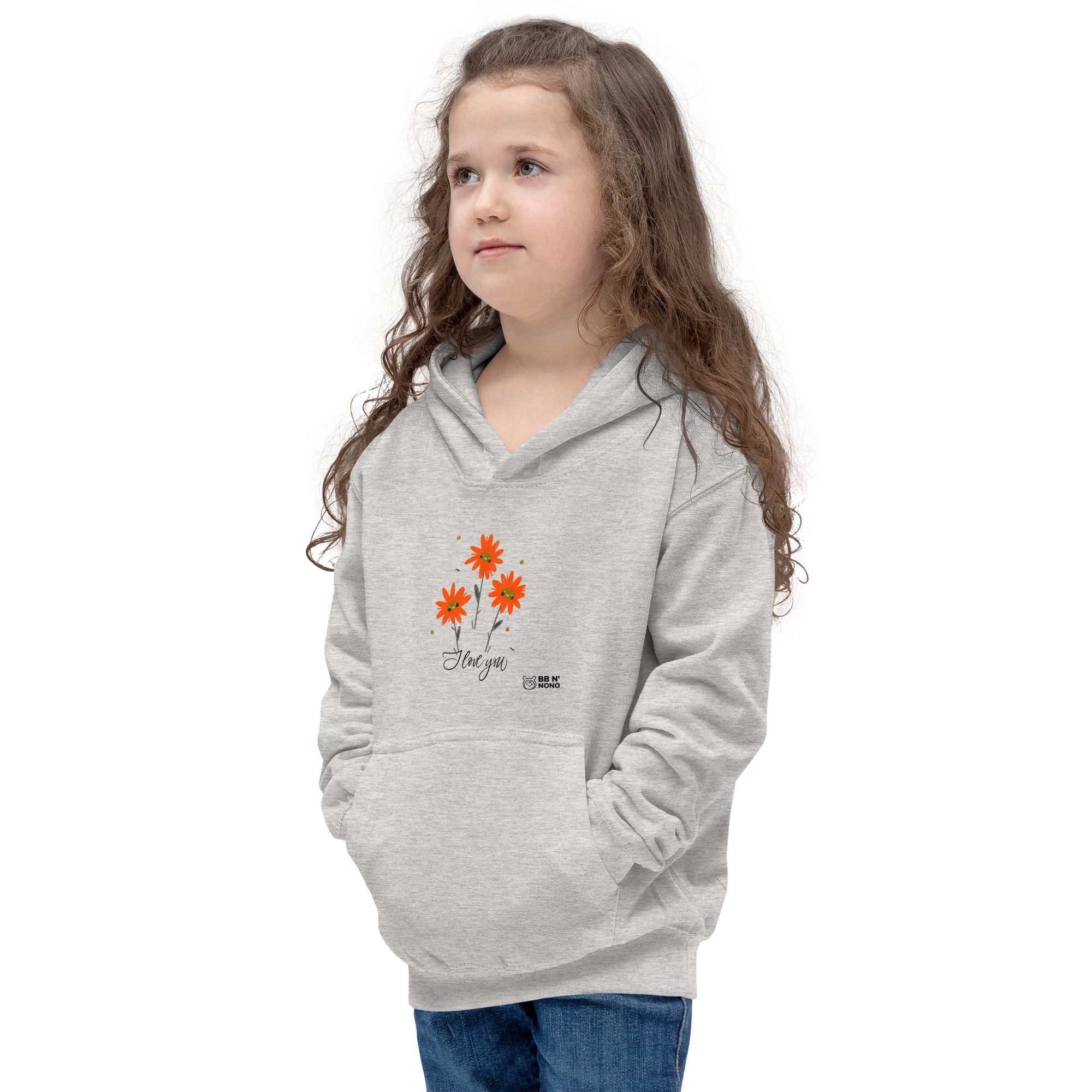 I love you - Kids Hoodie