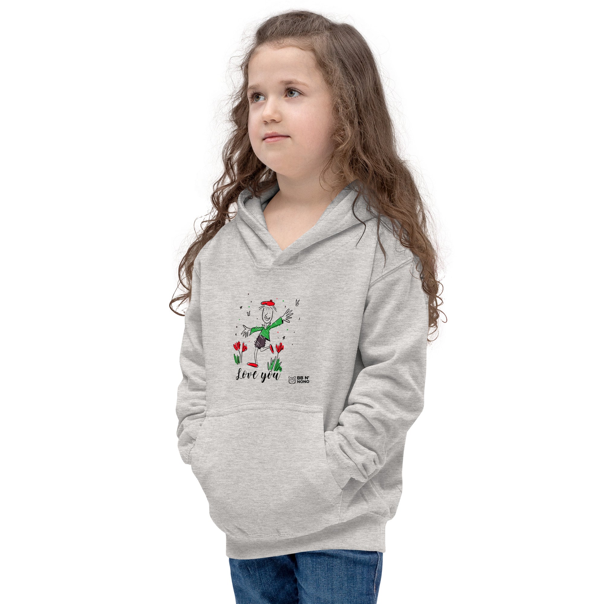 Love you - Kids Hoodie