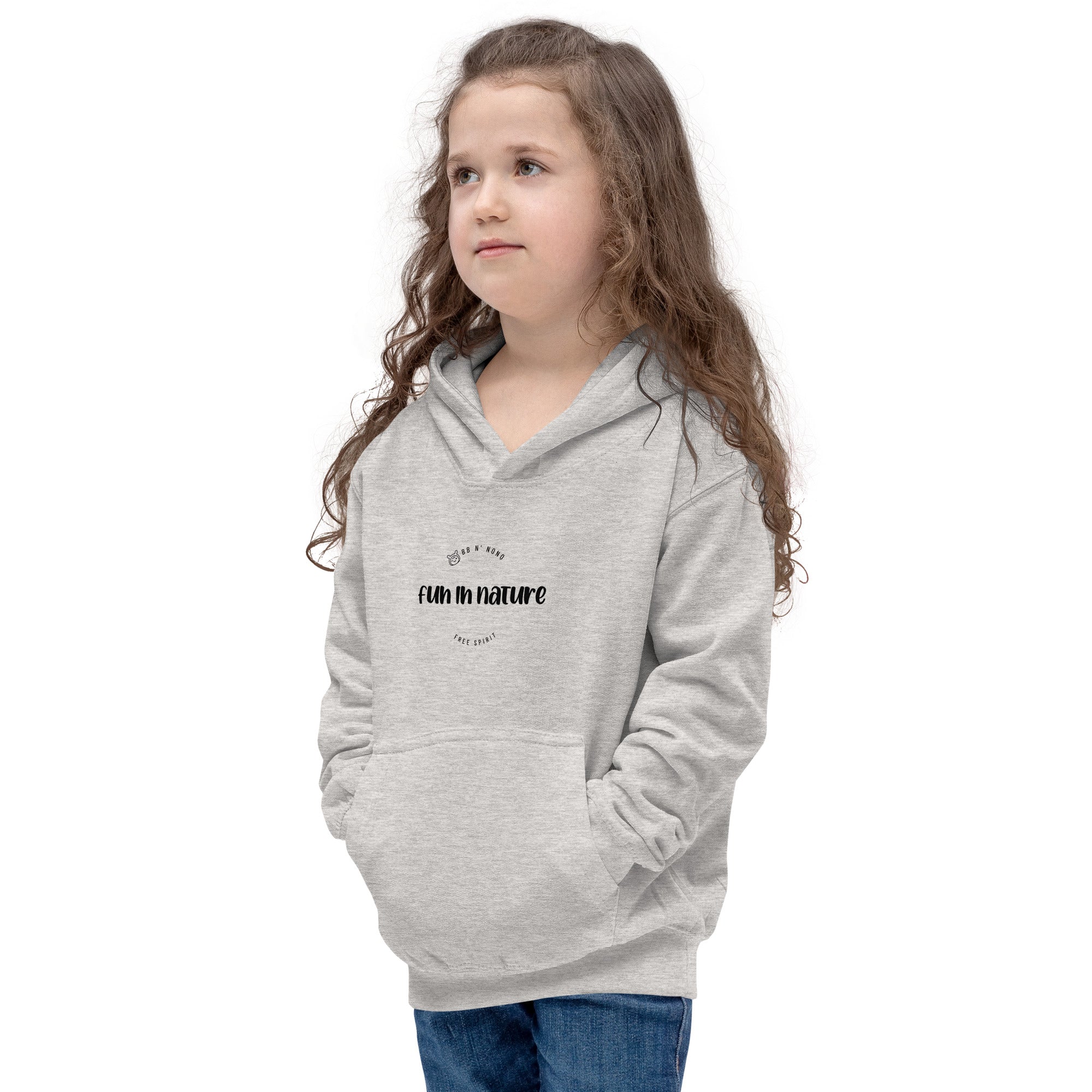 Fun in nature with logo - Kids Hoodie