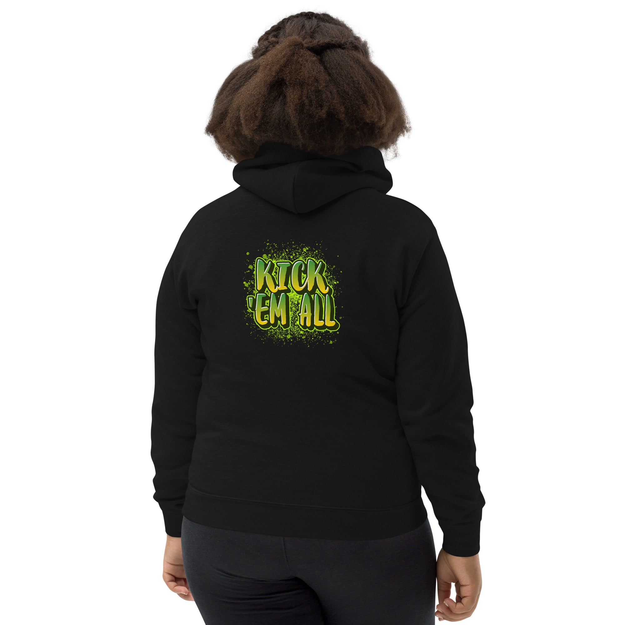 Kick'em all - Kids Hoodie (back print)