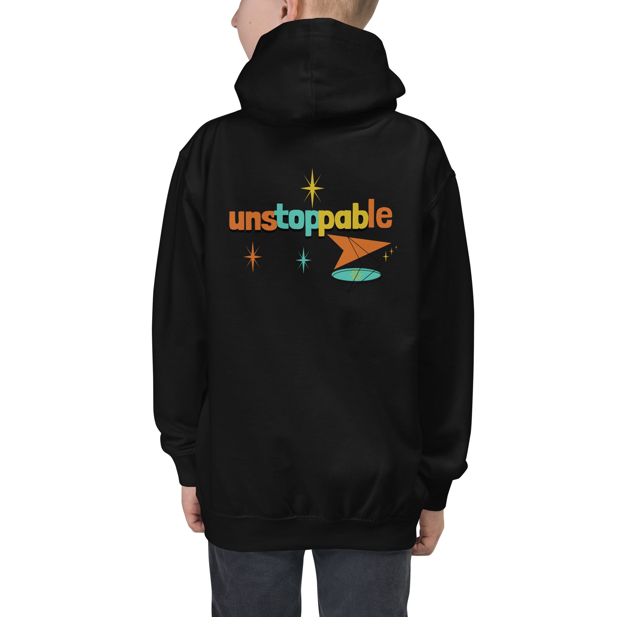 Unstoppable - Kids Hoodie (back print)