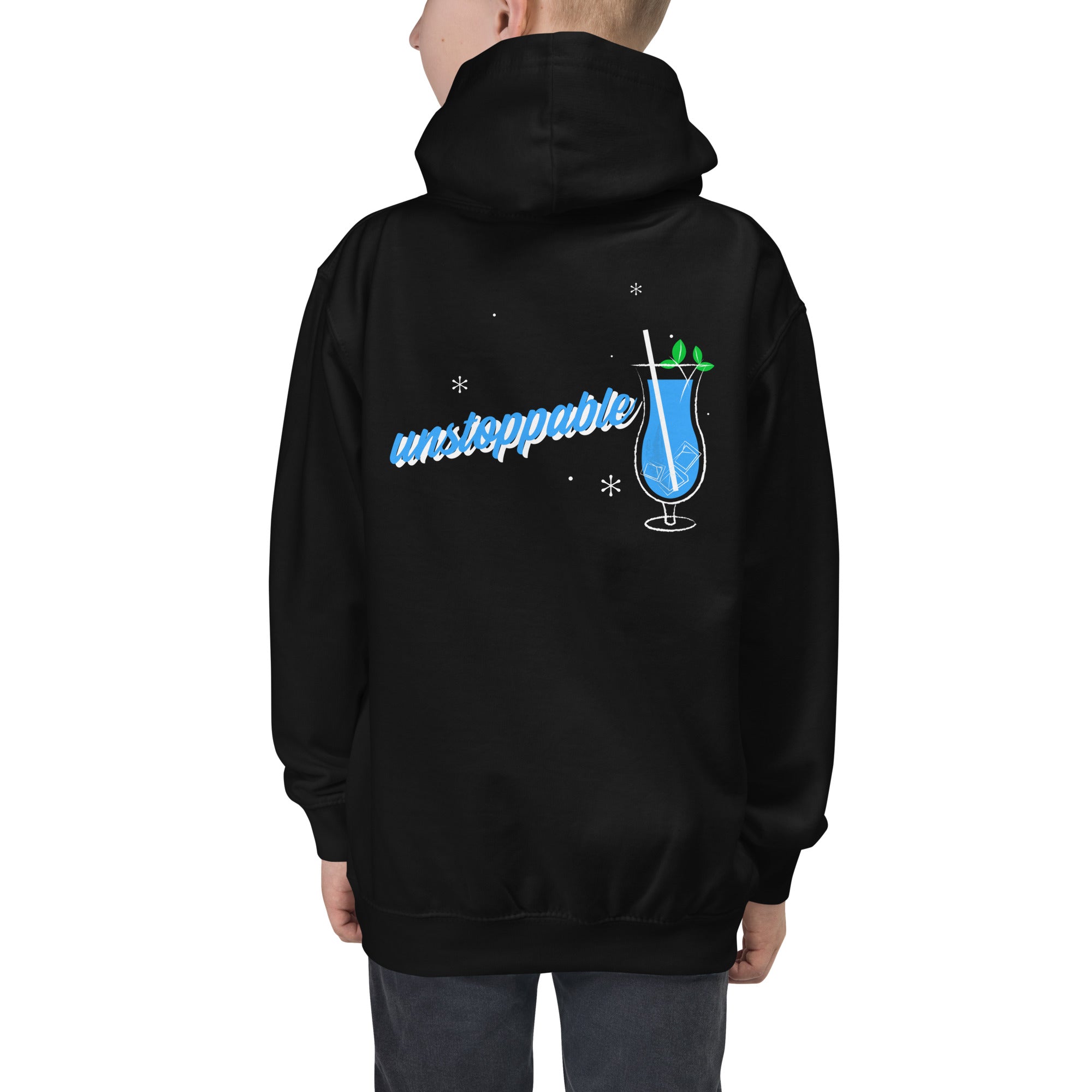 Unstoppable V - Kids Hoodie (back print)