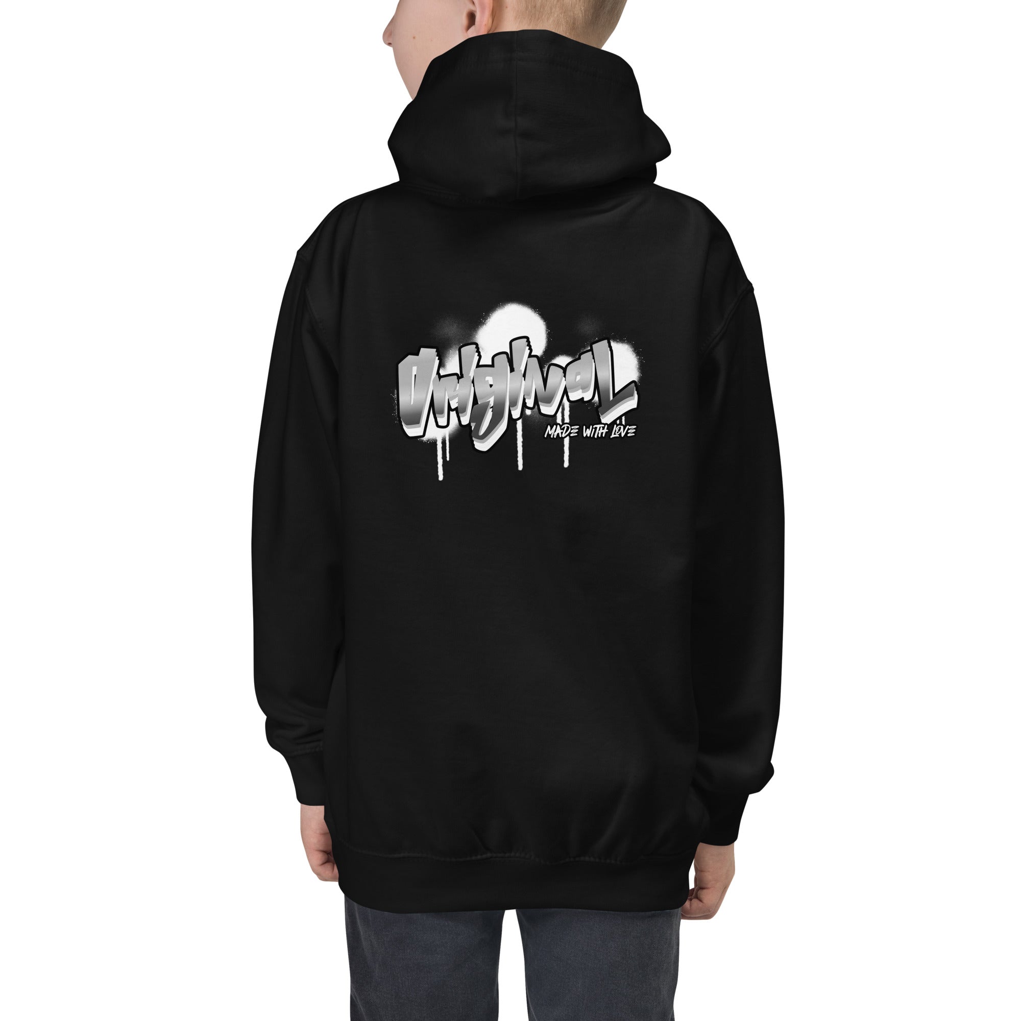 Original made with love - Kids Hoodie (back print)