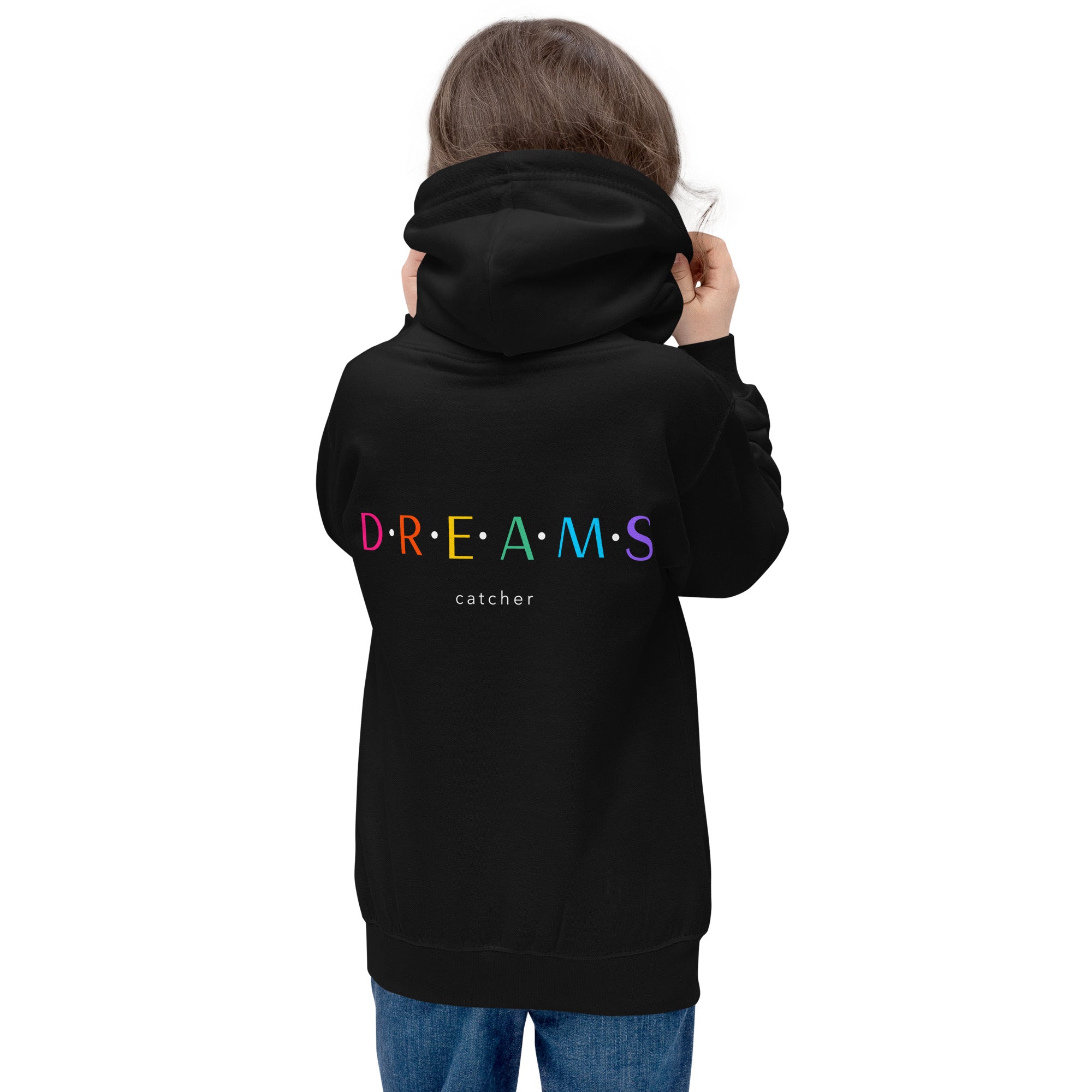 Dreams catcher V - Kids Hoodie (back print)