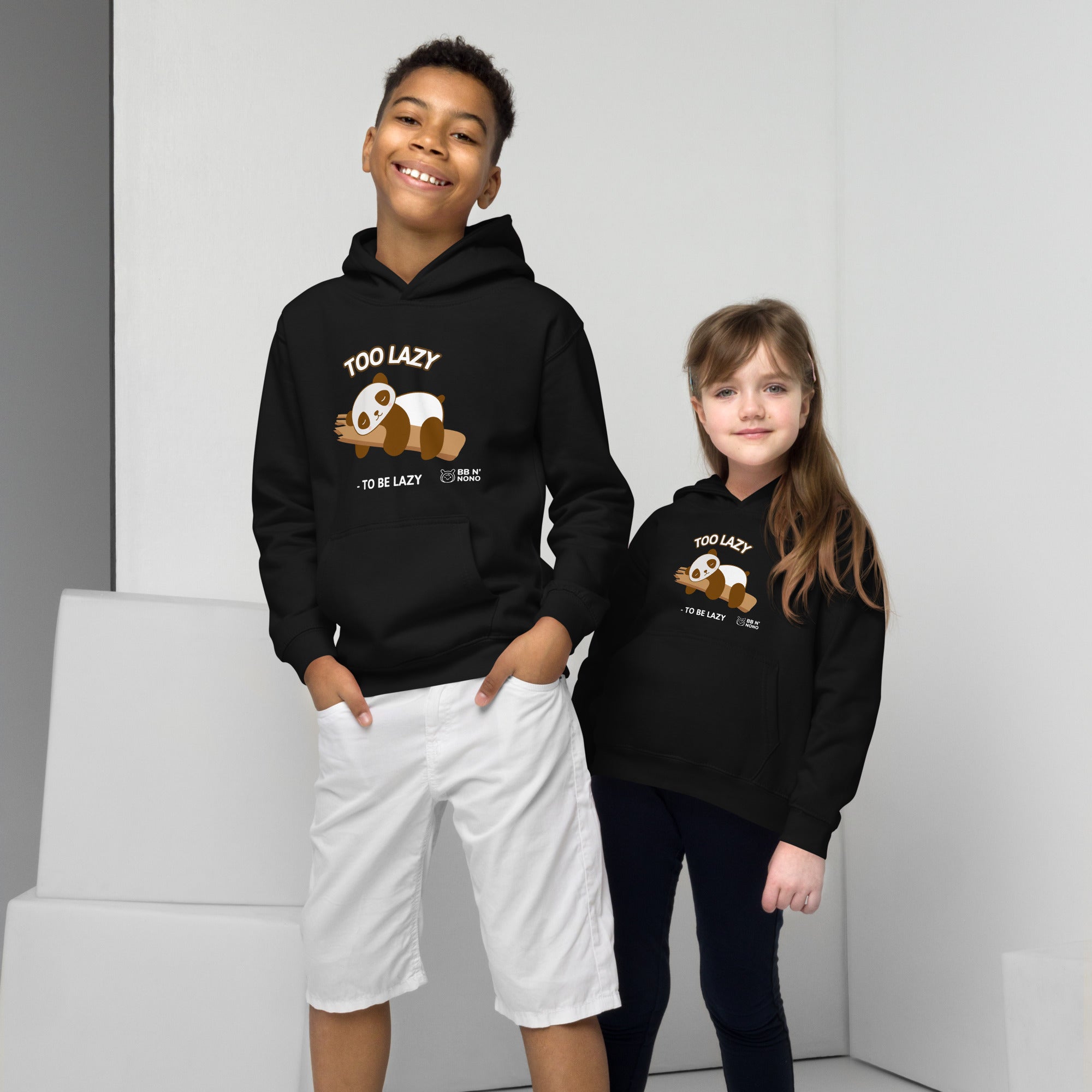 Too lazy to be lazy - Kids Hoodie