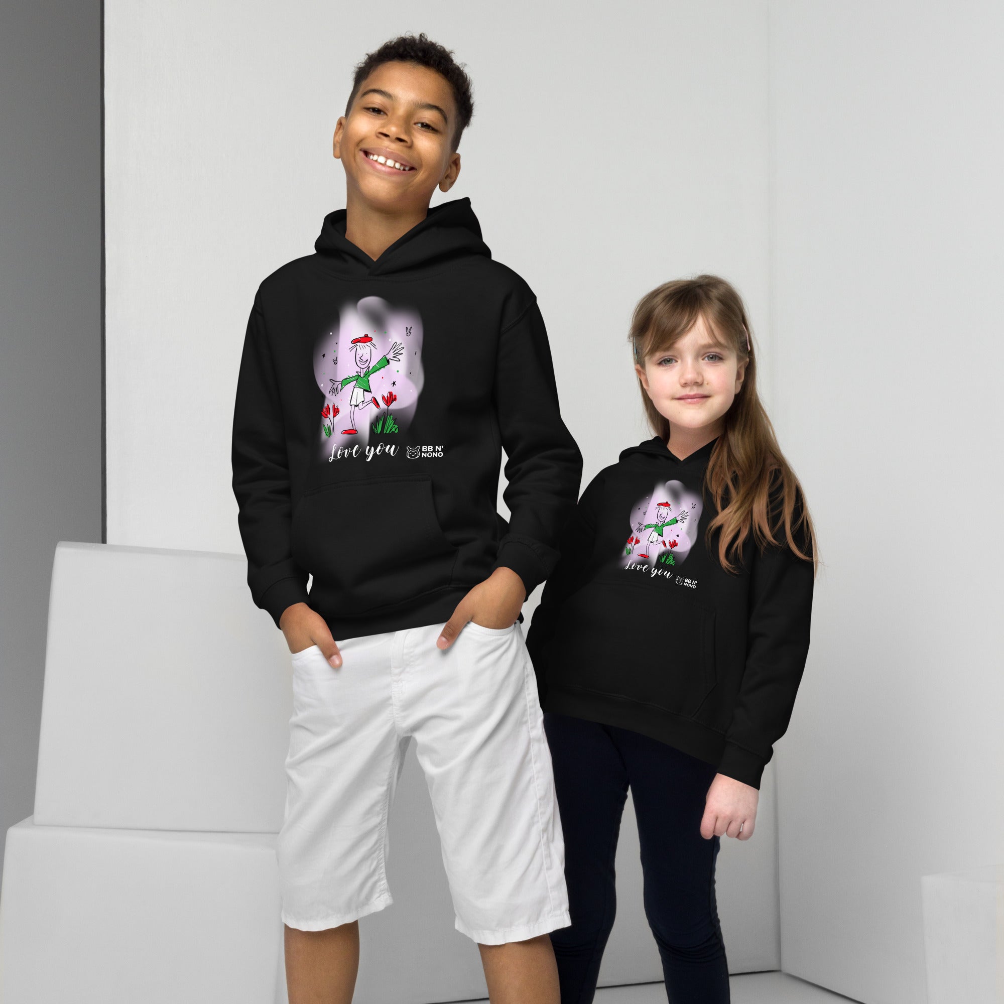 Love you - Kids Hoodie