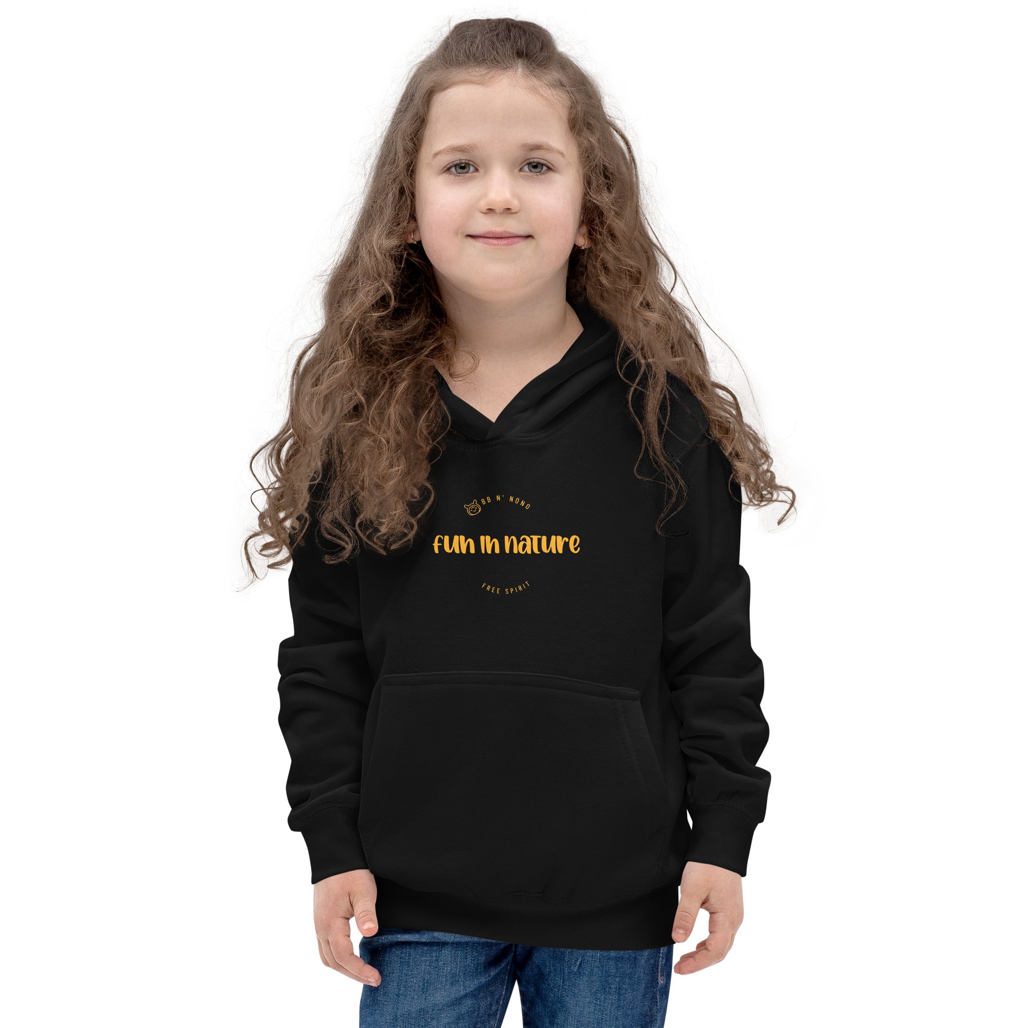 Fun in nature with logo - Kids Hoodie