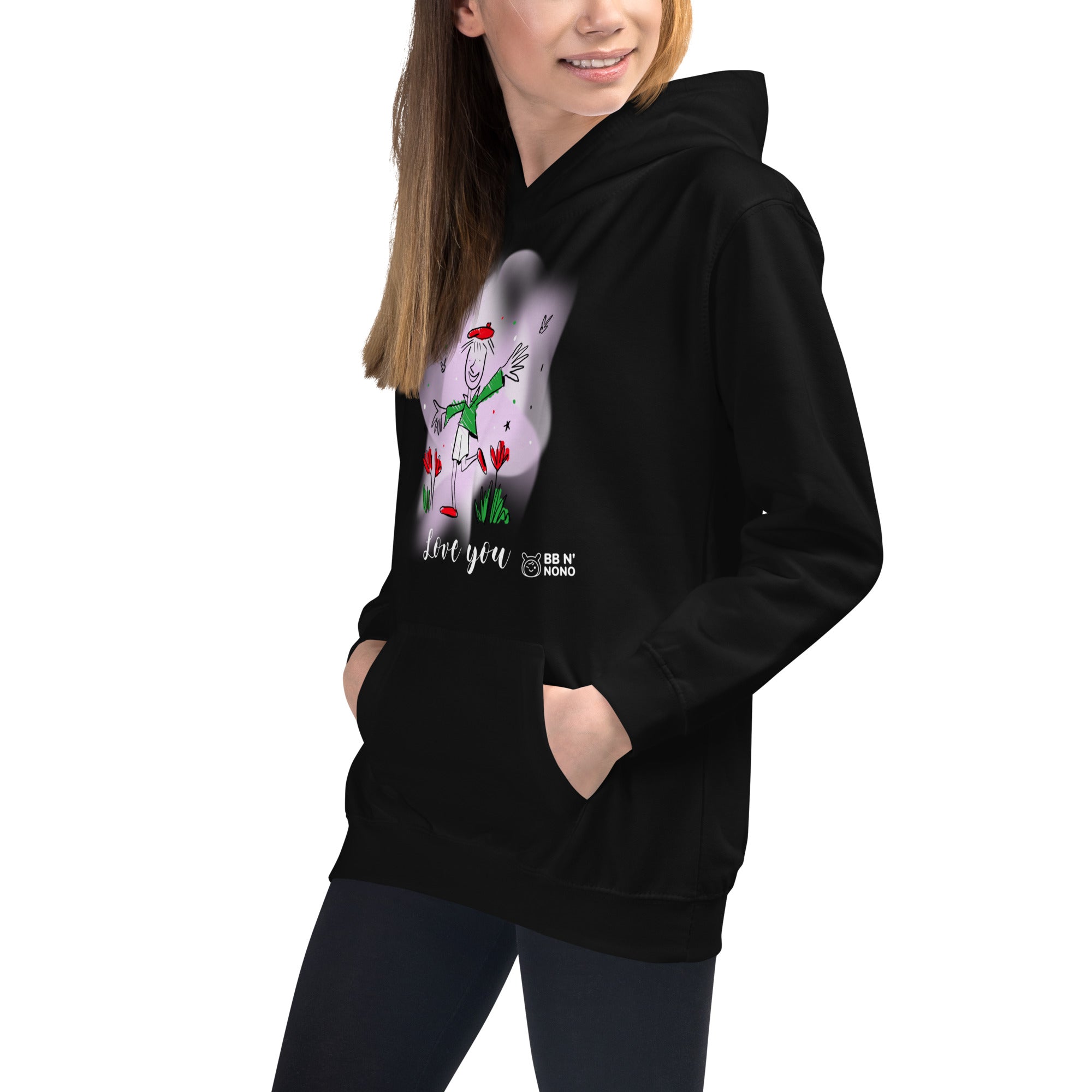 Love you - Kids Hoodie