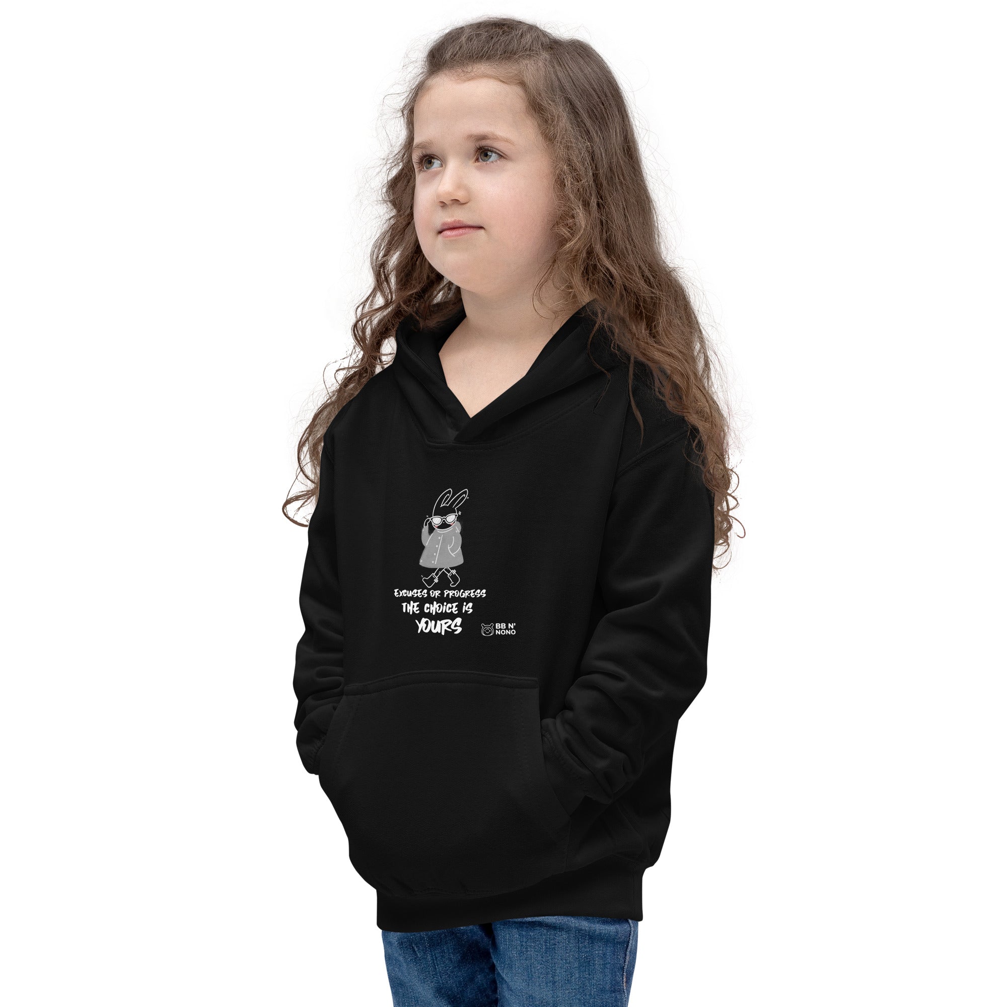 Excuses or Progress, the choice is yours - Kids Hoodie