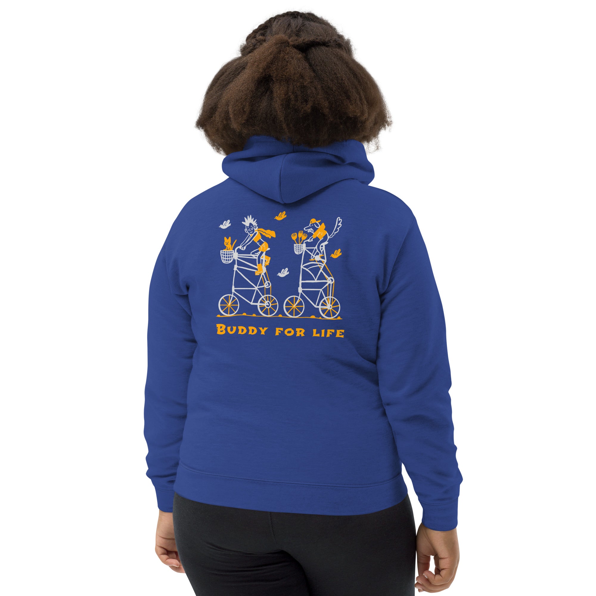 Buddy for life - Kids Hoodie (back print)