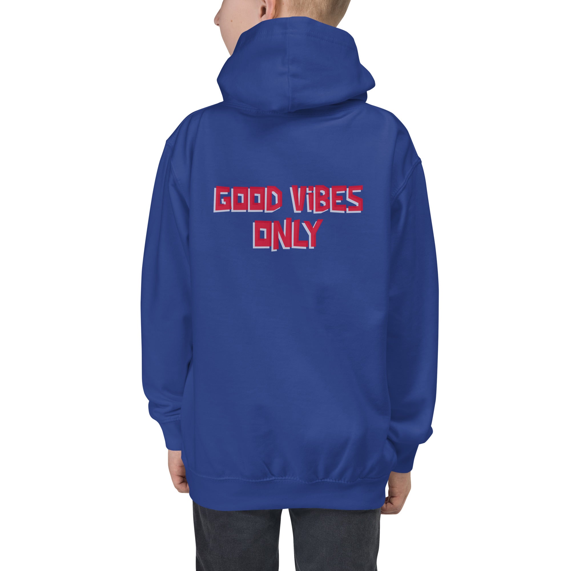 Good vibes only - Kids Hoodie (back print)