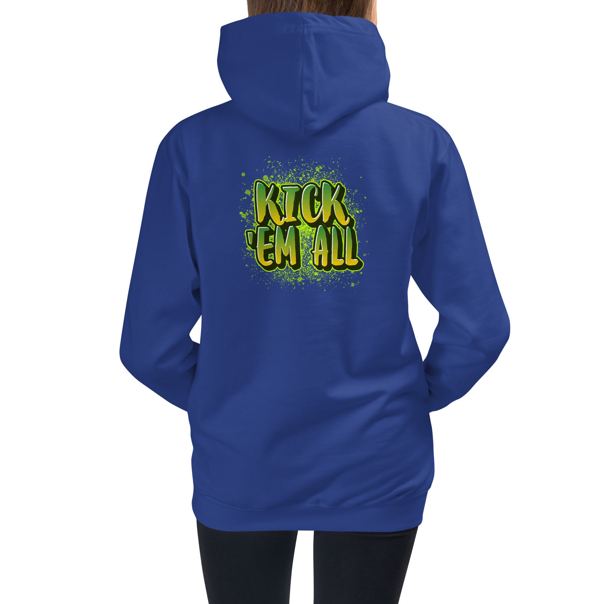 Kick'em all - Kids Hoodie (back print)