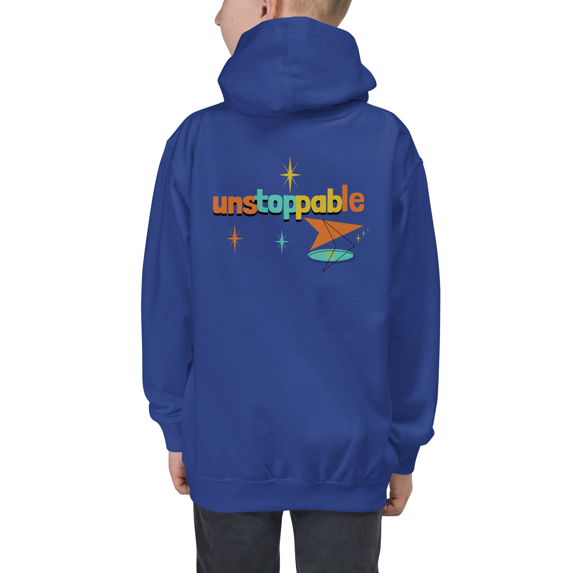 Unstoppable - Kids Hoodie (back print)