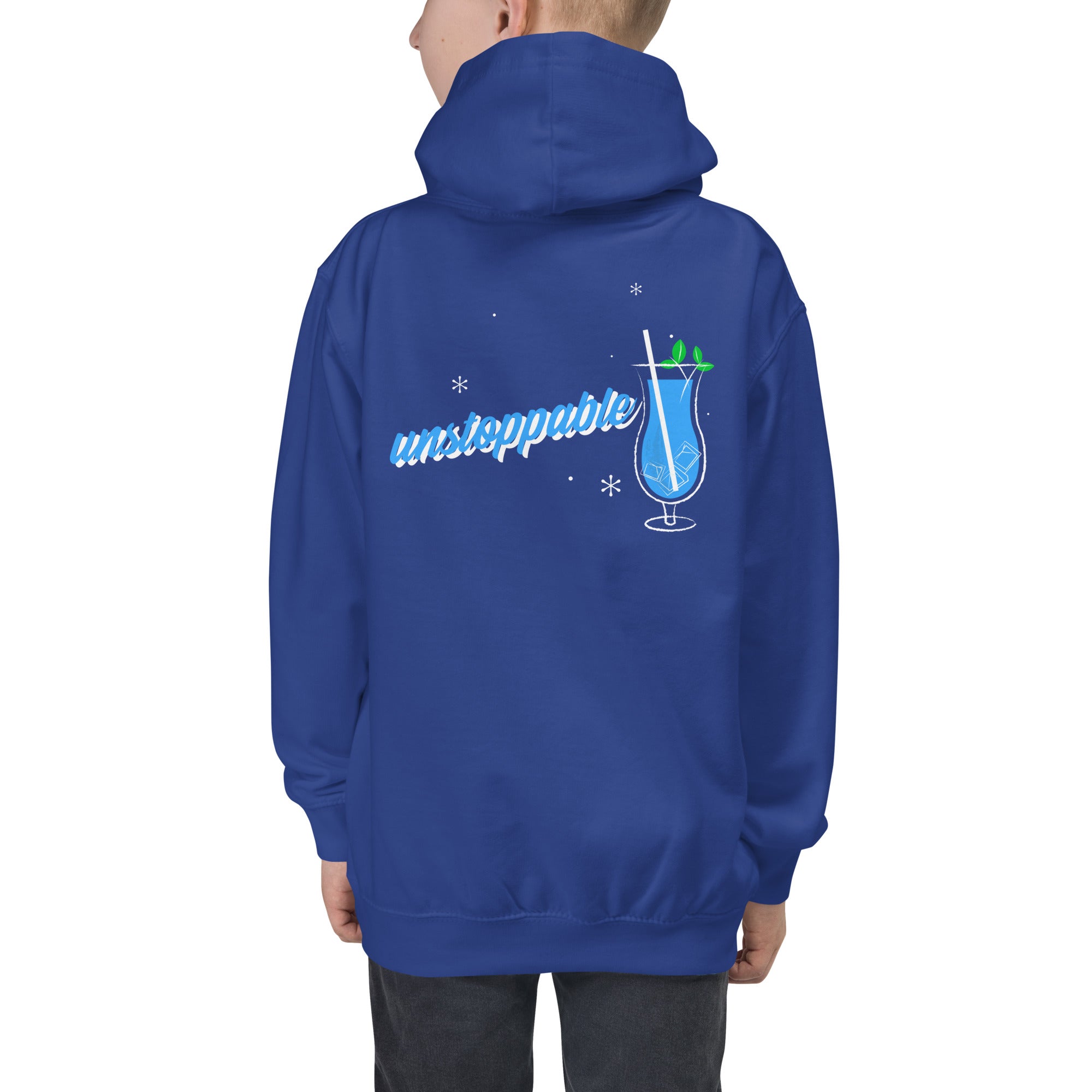 Unstoppable V - Kids Hoodie (back print)