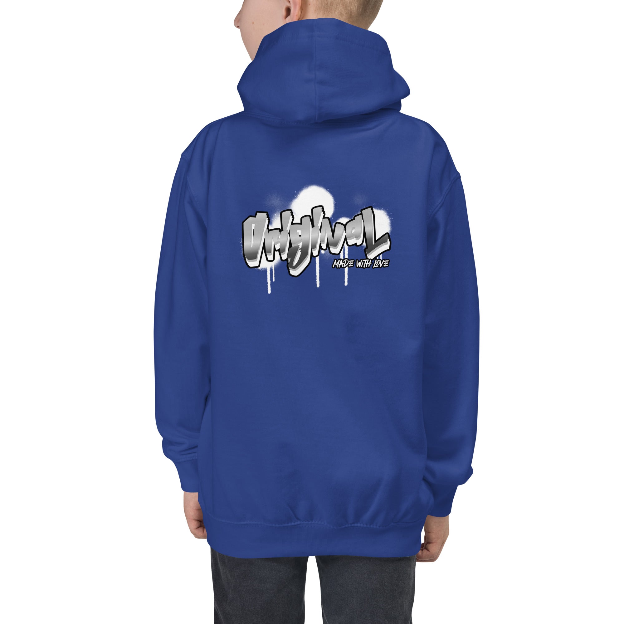 Original made with love - Kids Hoodie (back print)