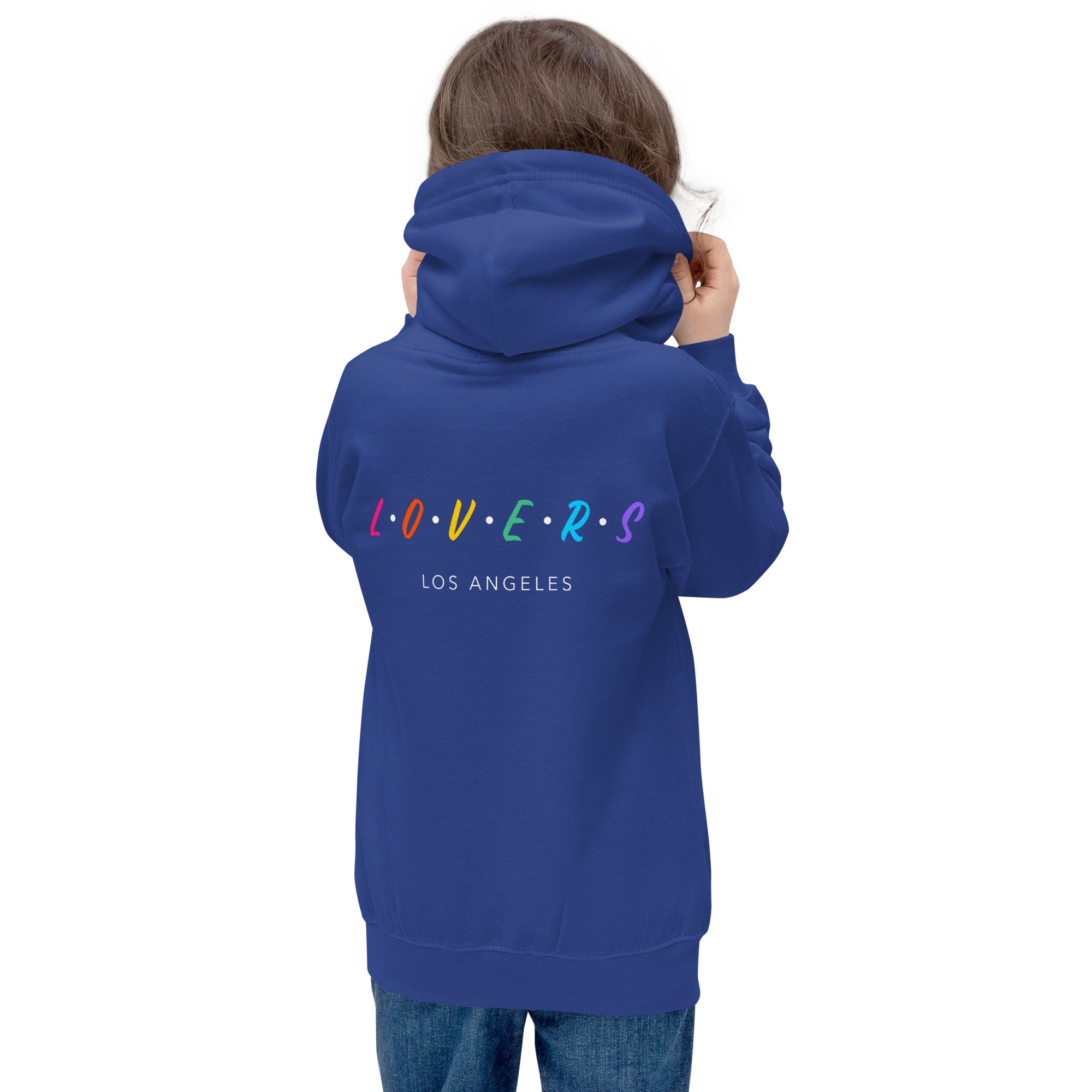 Lovers - Los Angeles - Kids Hoodie (back print)