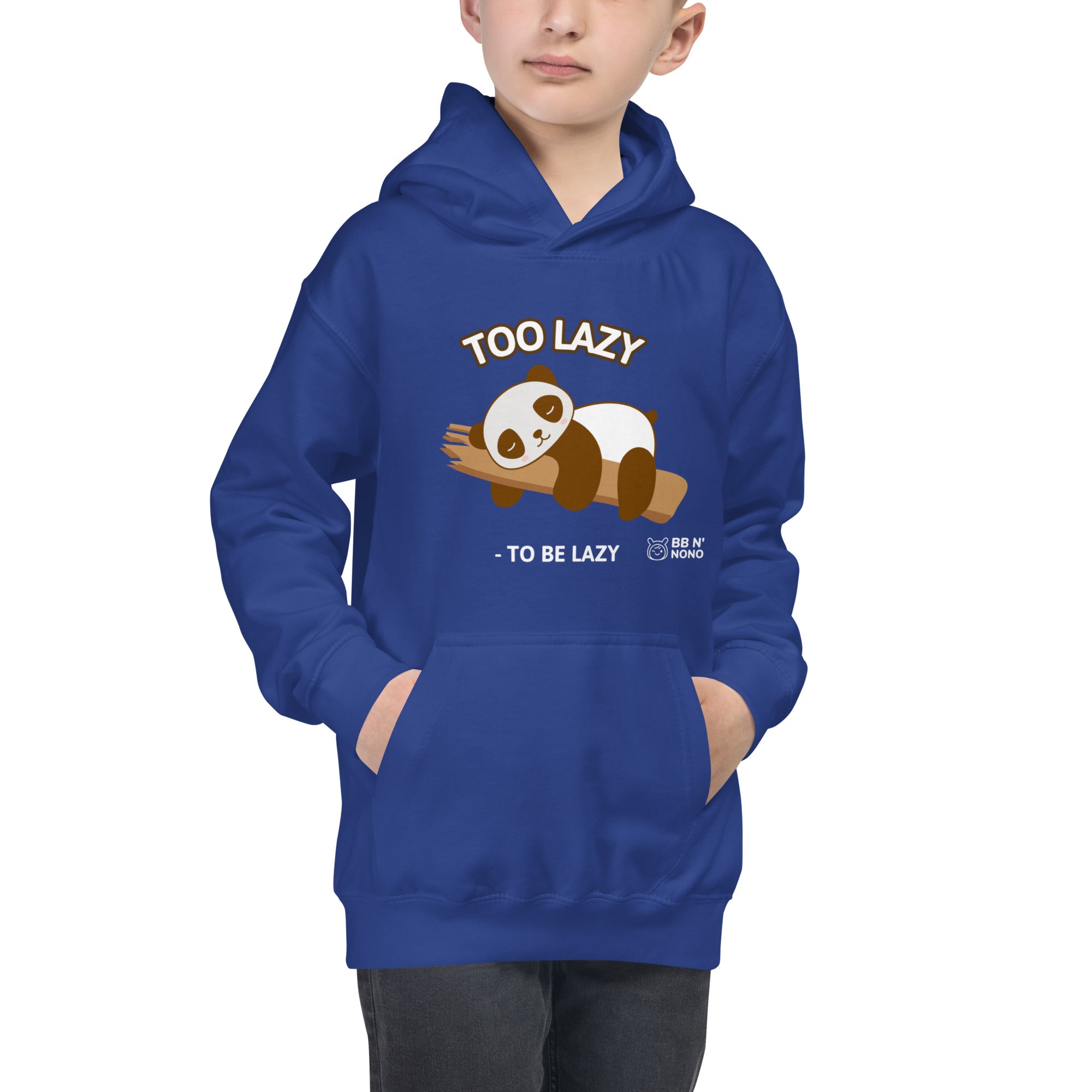 Too lazy to be lazy - Kids Hoodie