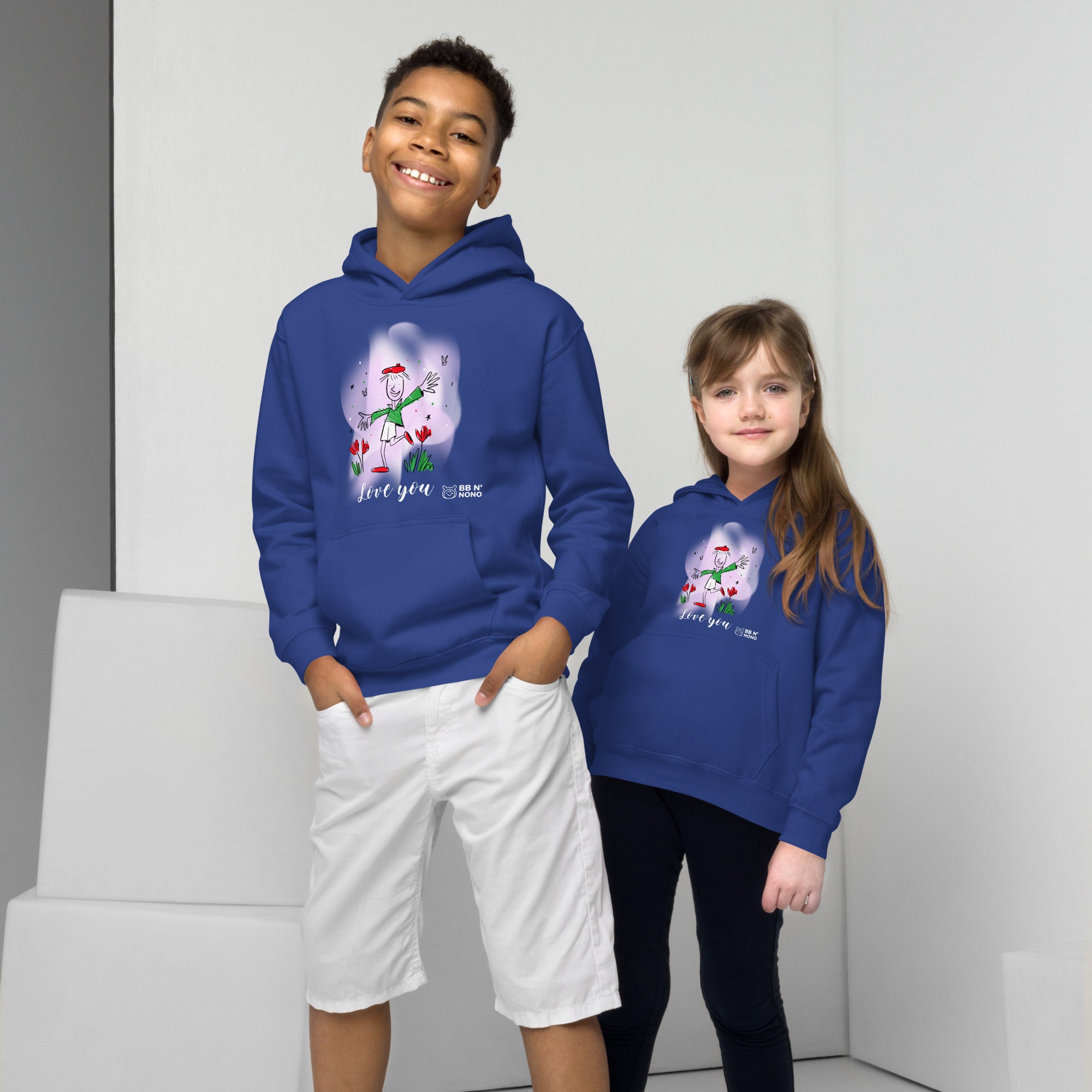 Love you - Kids Hoodie