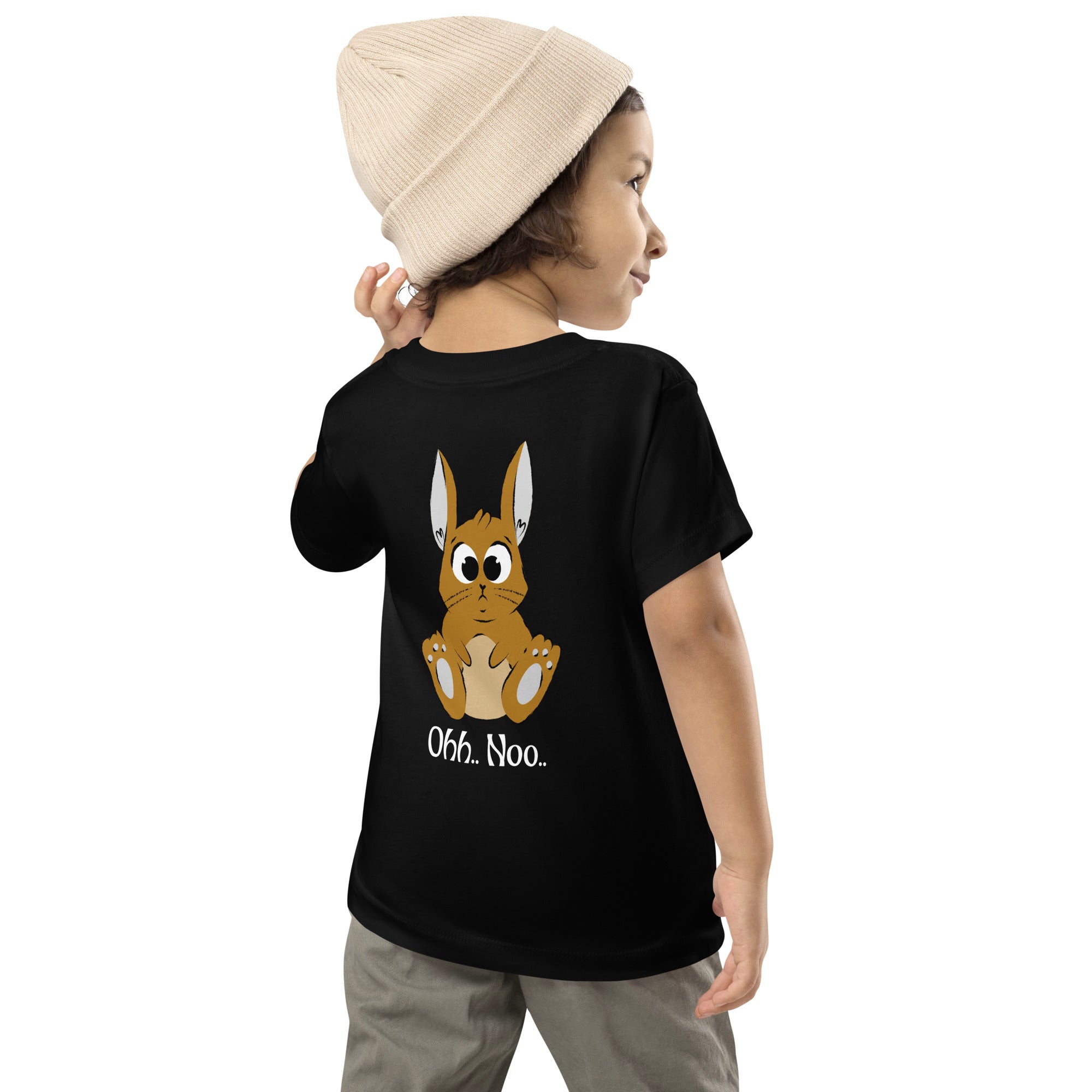 Ohh Noo - Toddler Short Sleeve Tee (back print)