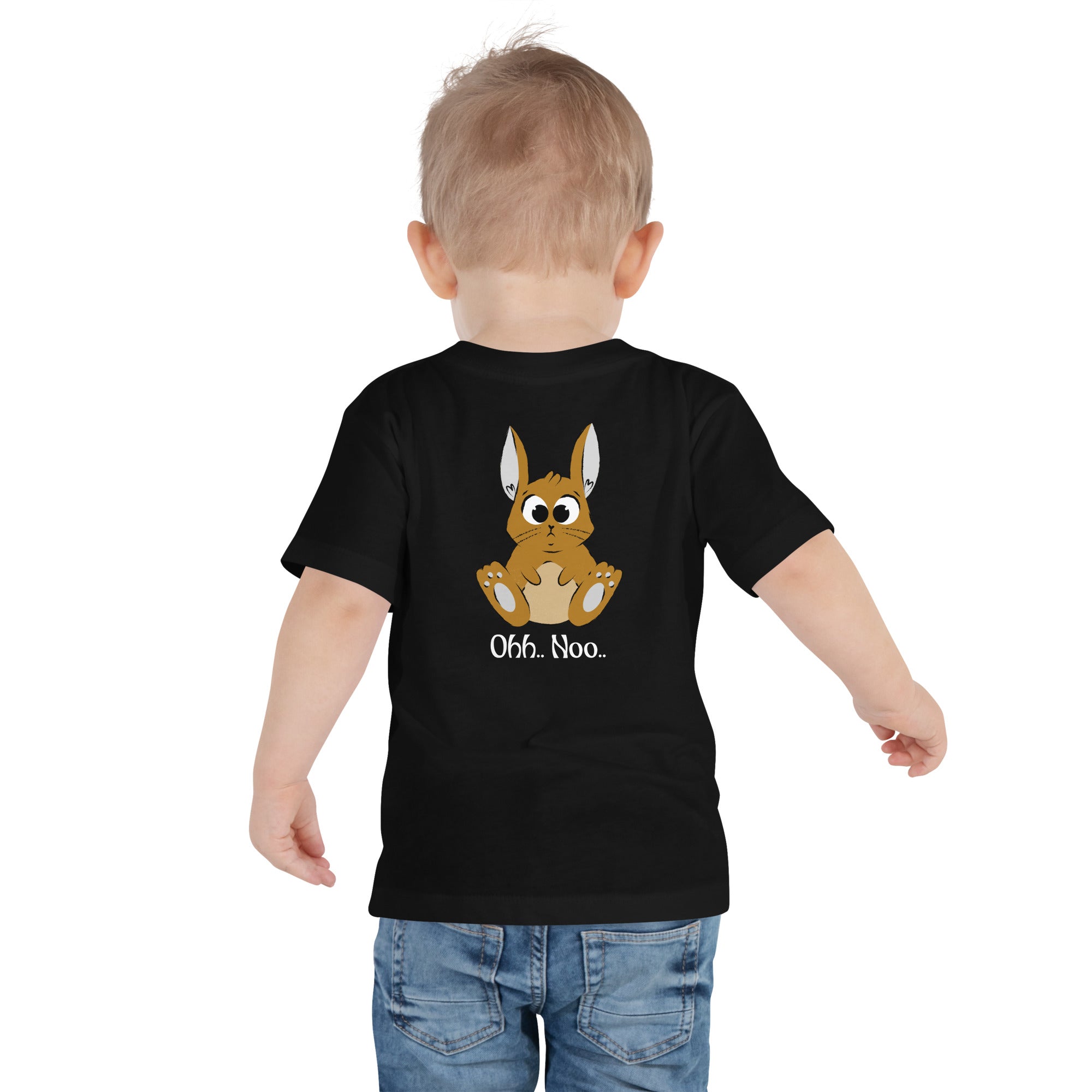 Ohh Noo - Toddler Short Sleeve Tee (back print)