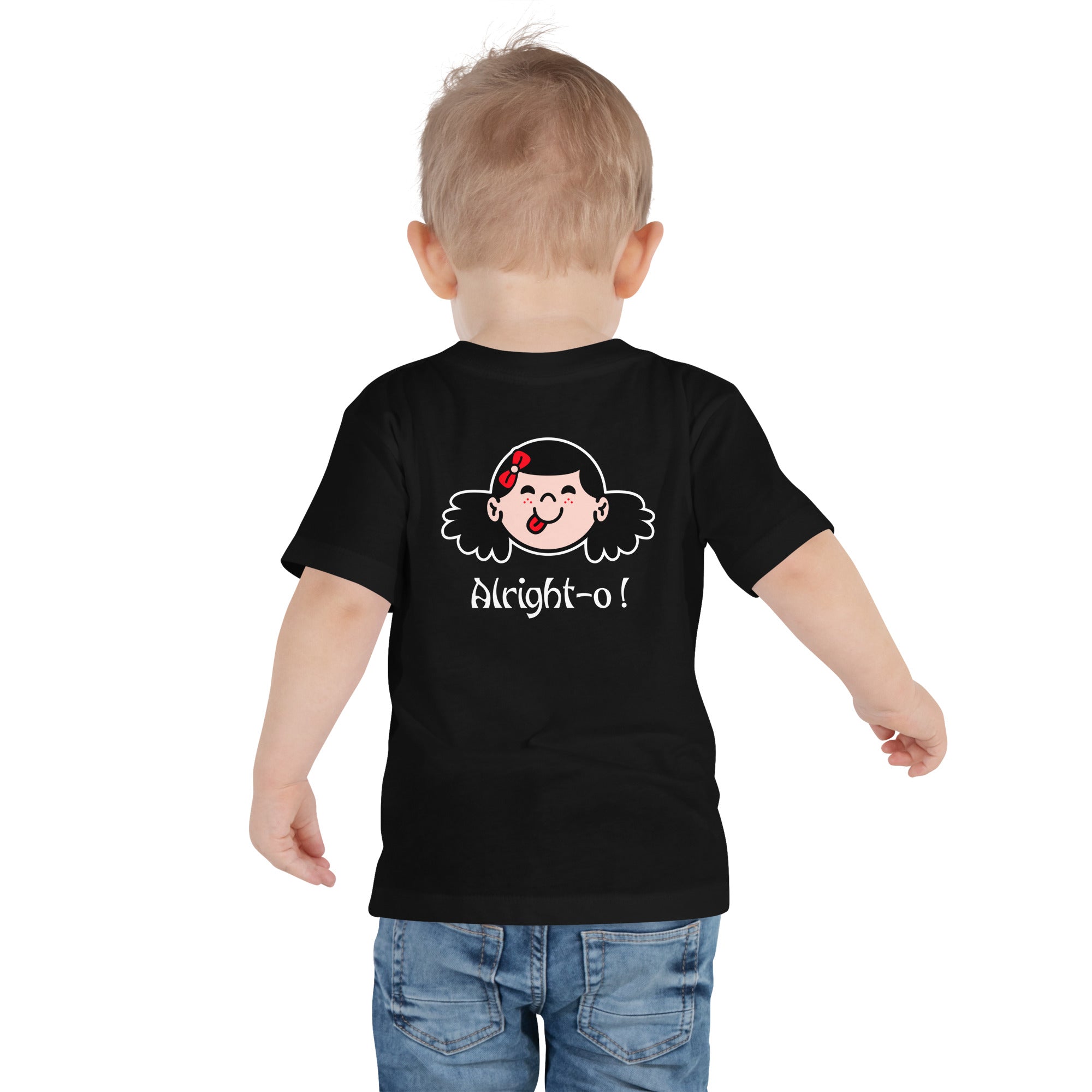 Alright-o! - Toddler Short Sleeve Tee (back print)