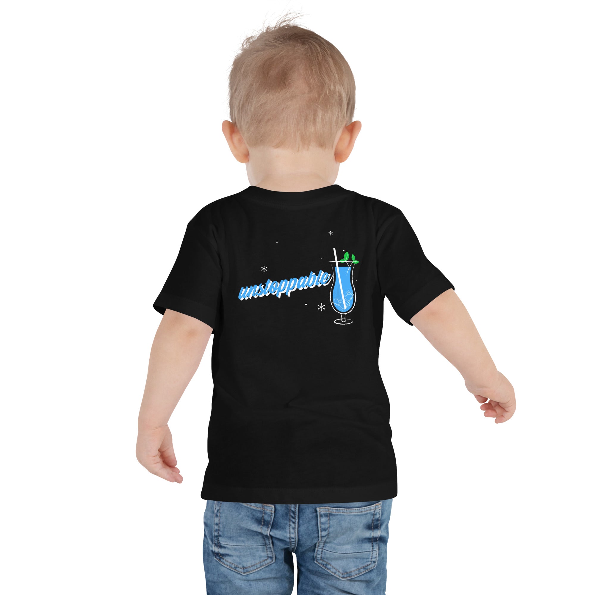 Unstoppable V - Toddler Short Sleeve Tee (back print)