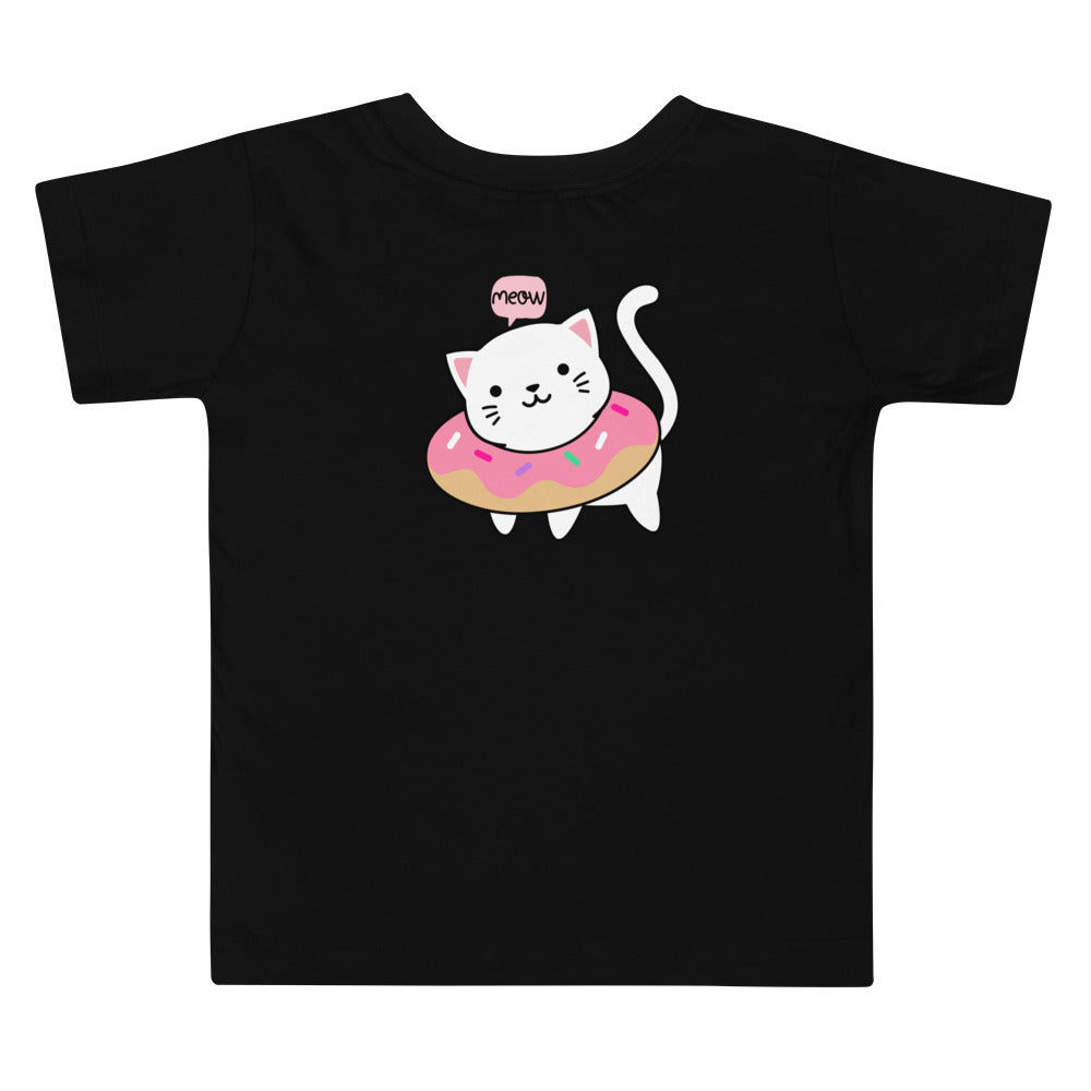 Meow V2 - Toddler Short Sleeve Tee (back print)