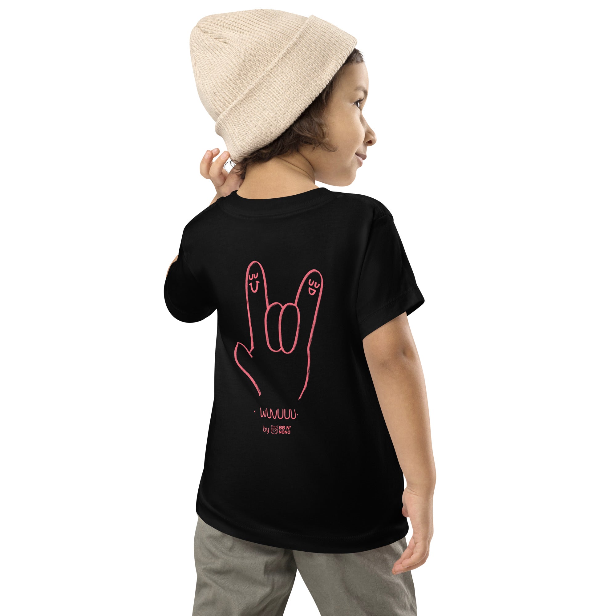 Wuvuuu - Toddler Short Sleeve Tee (back print)