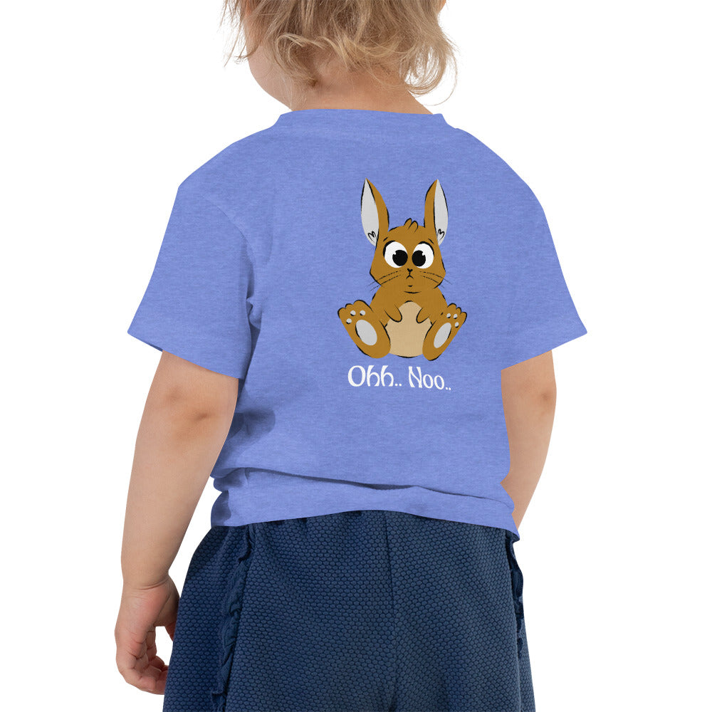 Ohh Noo - Toddler Short Sleeve Tee (back print)