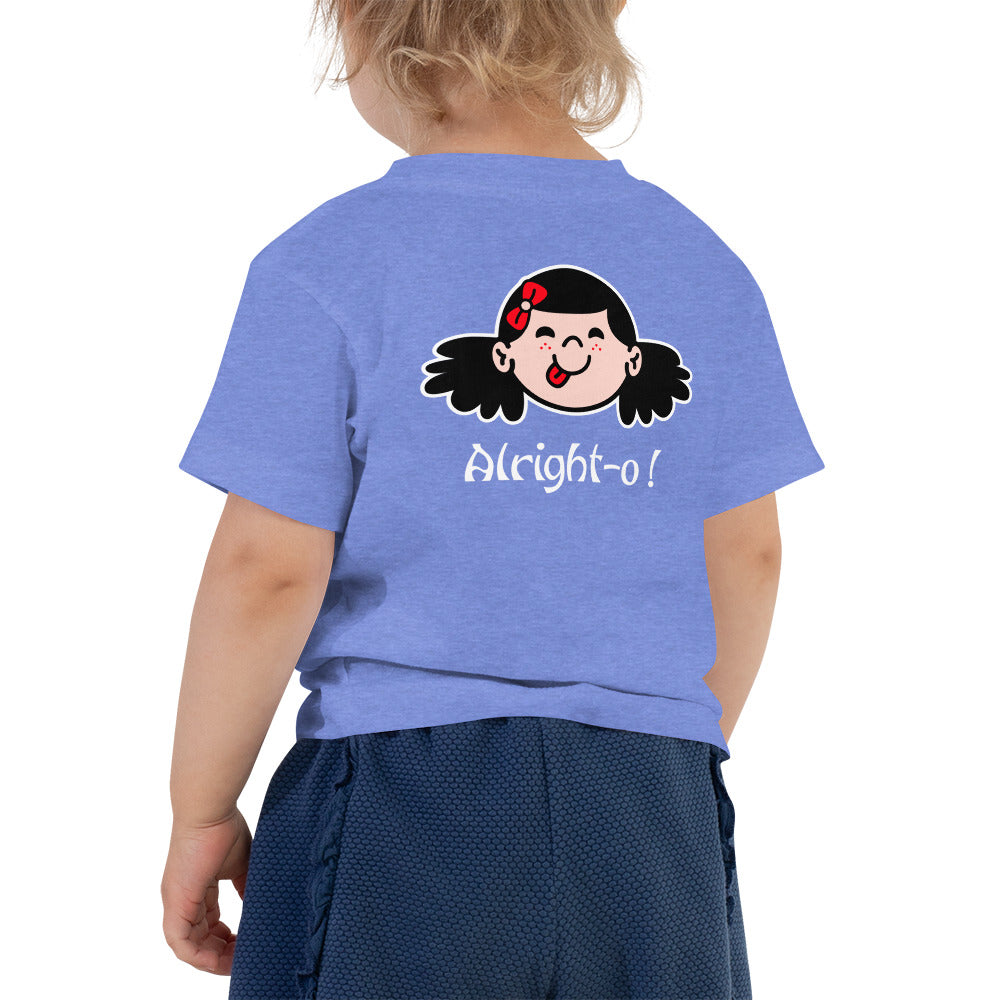 Alright-o! - Toddler Short Sleeve Tee (back print)