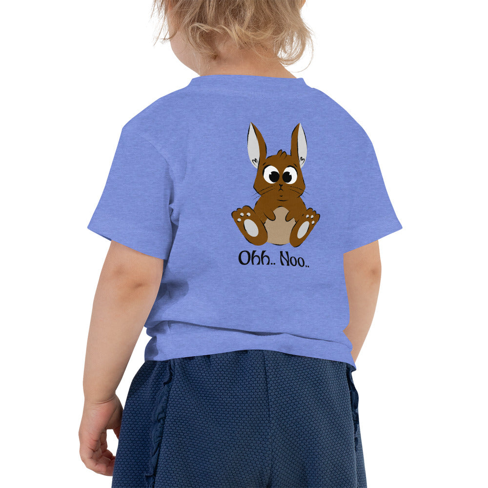 Ohh Noo - Toddler Short Sleeve Tee (back print)