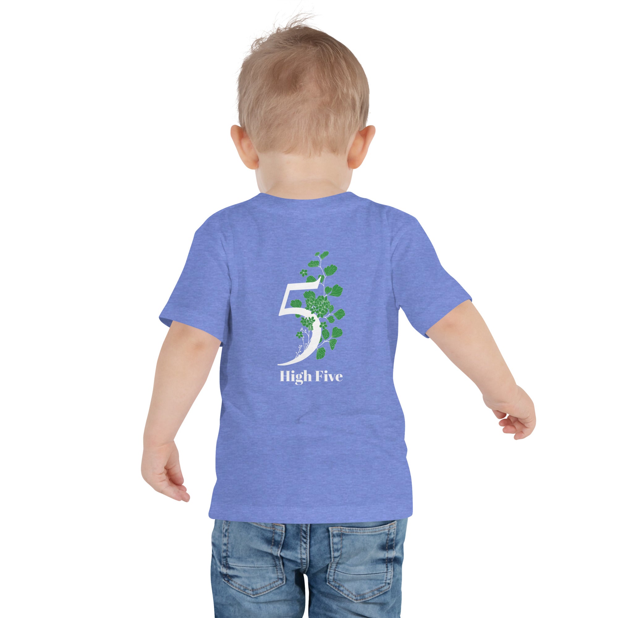 High Five - Toddler Short Sleeve Tee (back print)