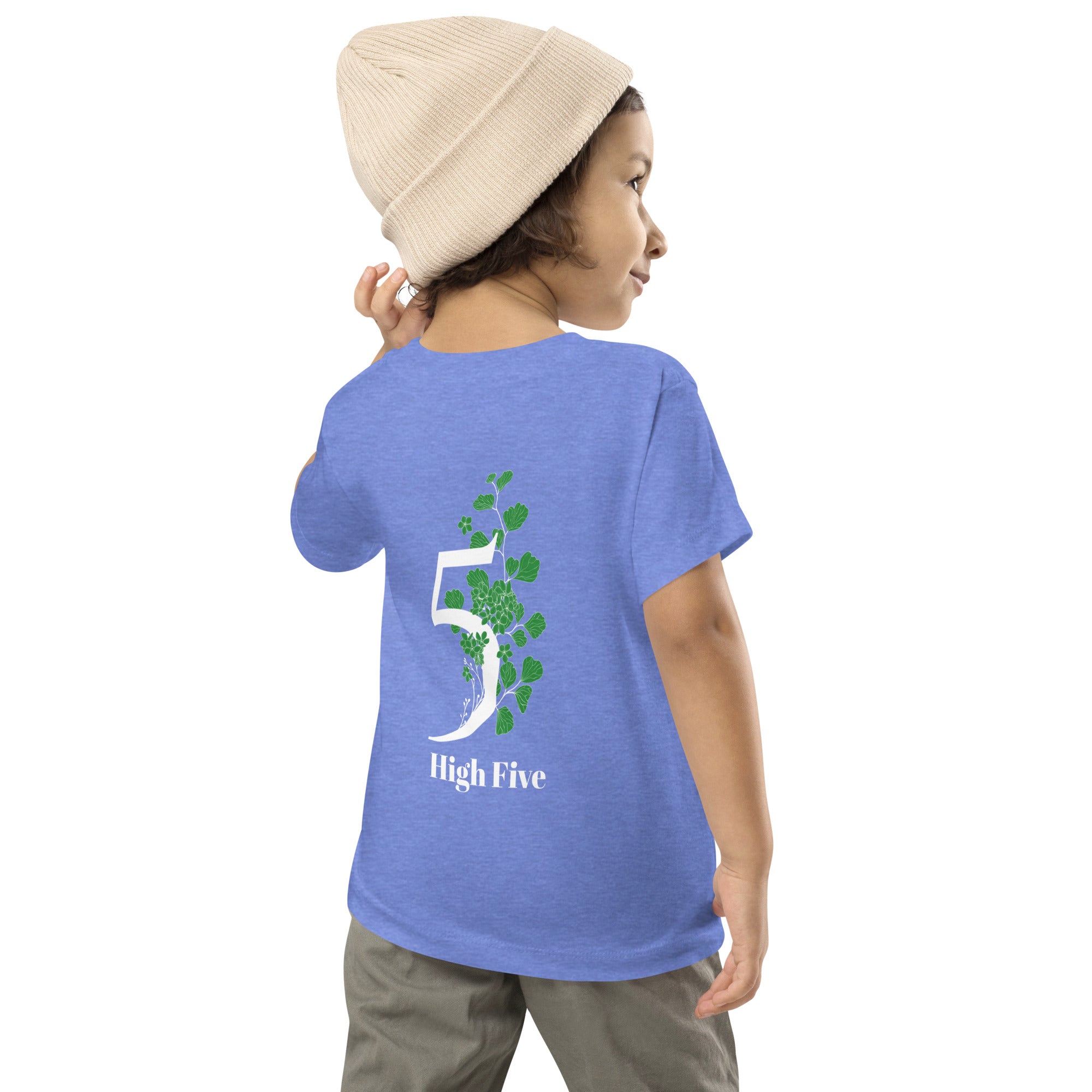 High Five - Toddler Short Sleeve Tee (back print)