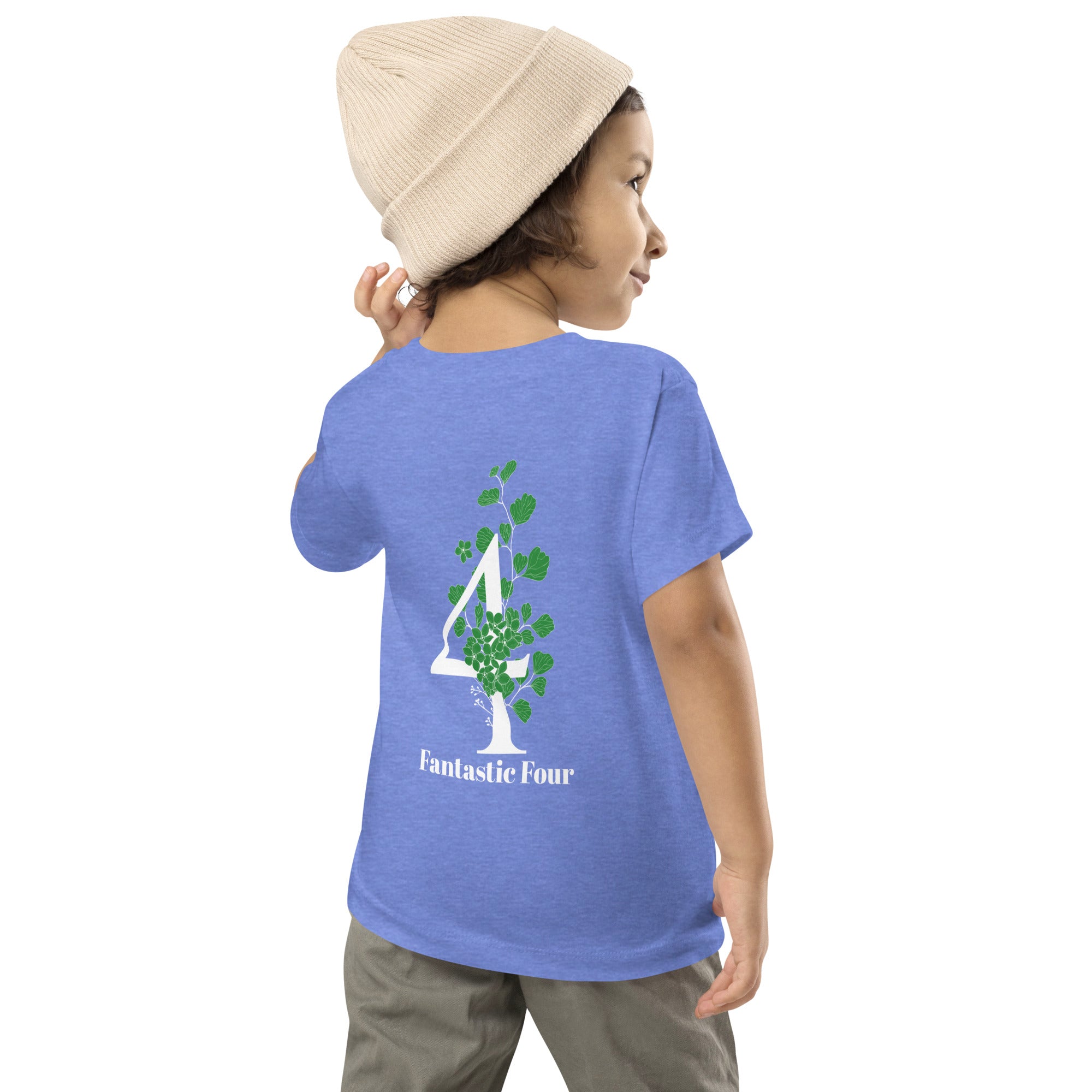 Fantastic Four - Toddler Short Sleeve Tee (back print)